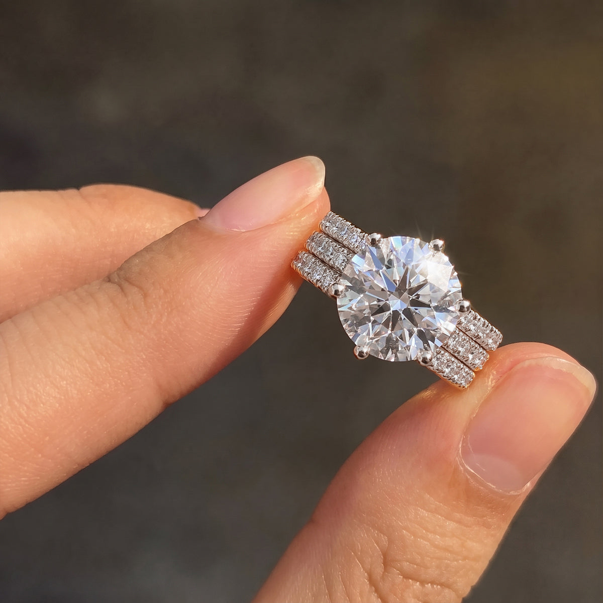 18K White Gold Vermeil