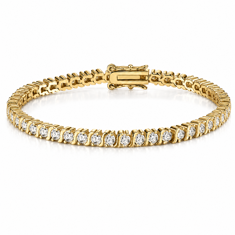 Serpentine Radiance Tennis Bracelet