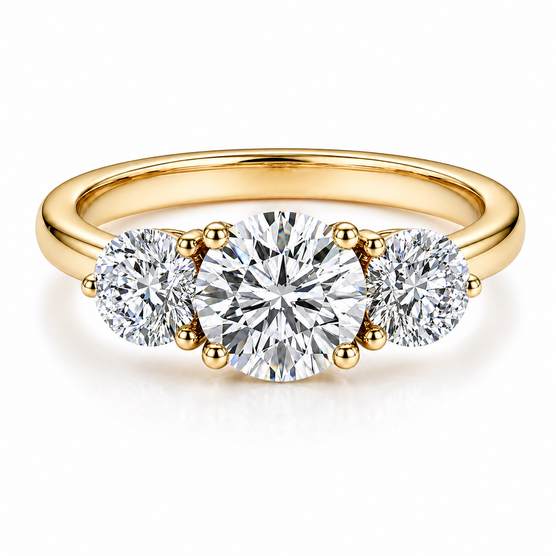 Élan Trinity Oval Ring