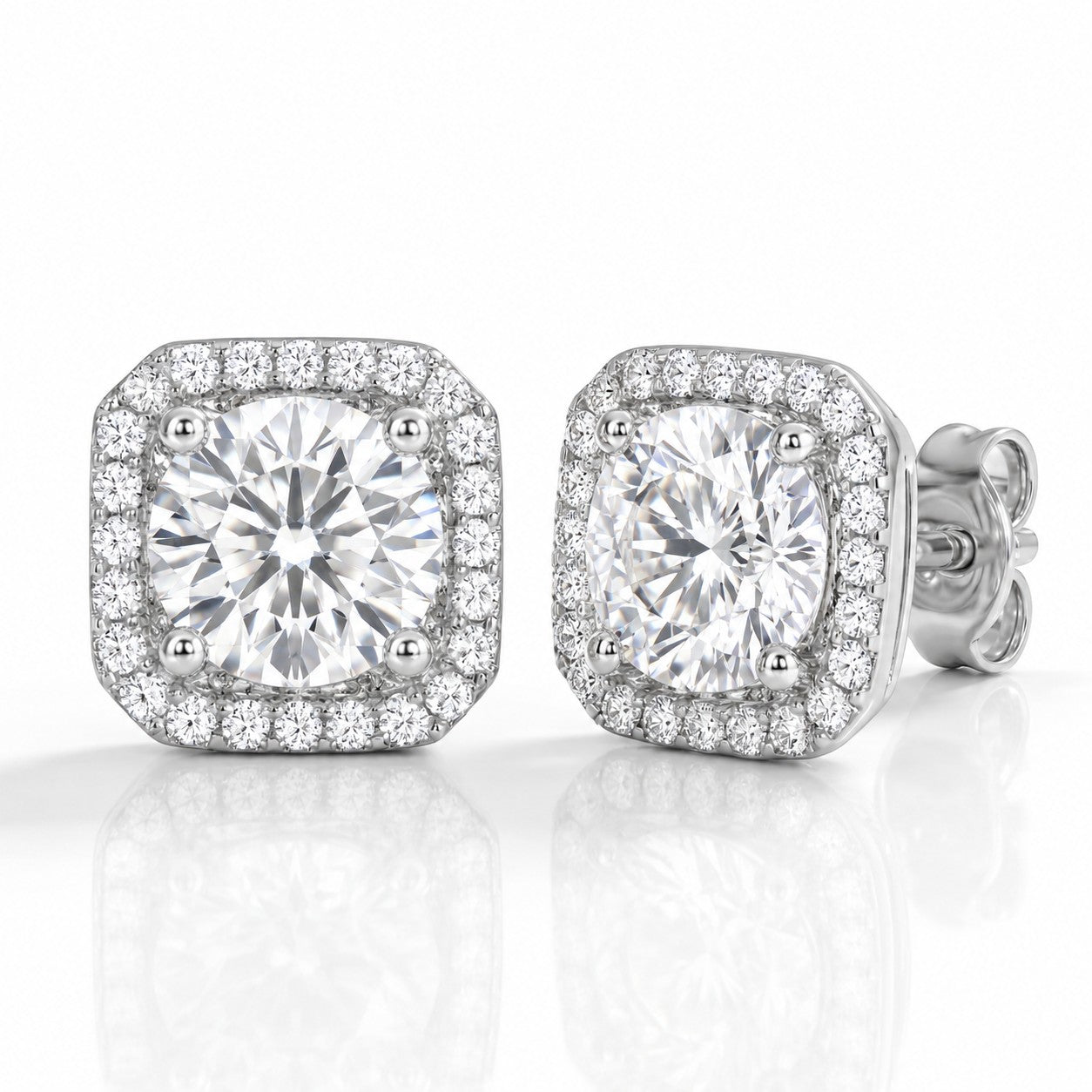 18K White Gold Vermeil