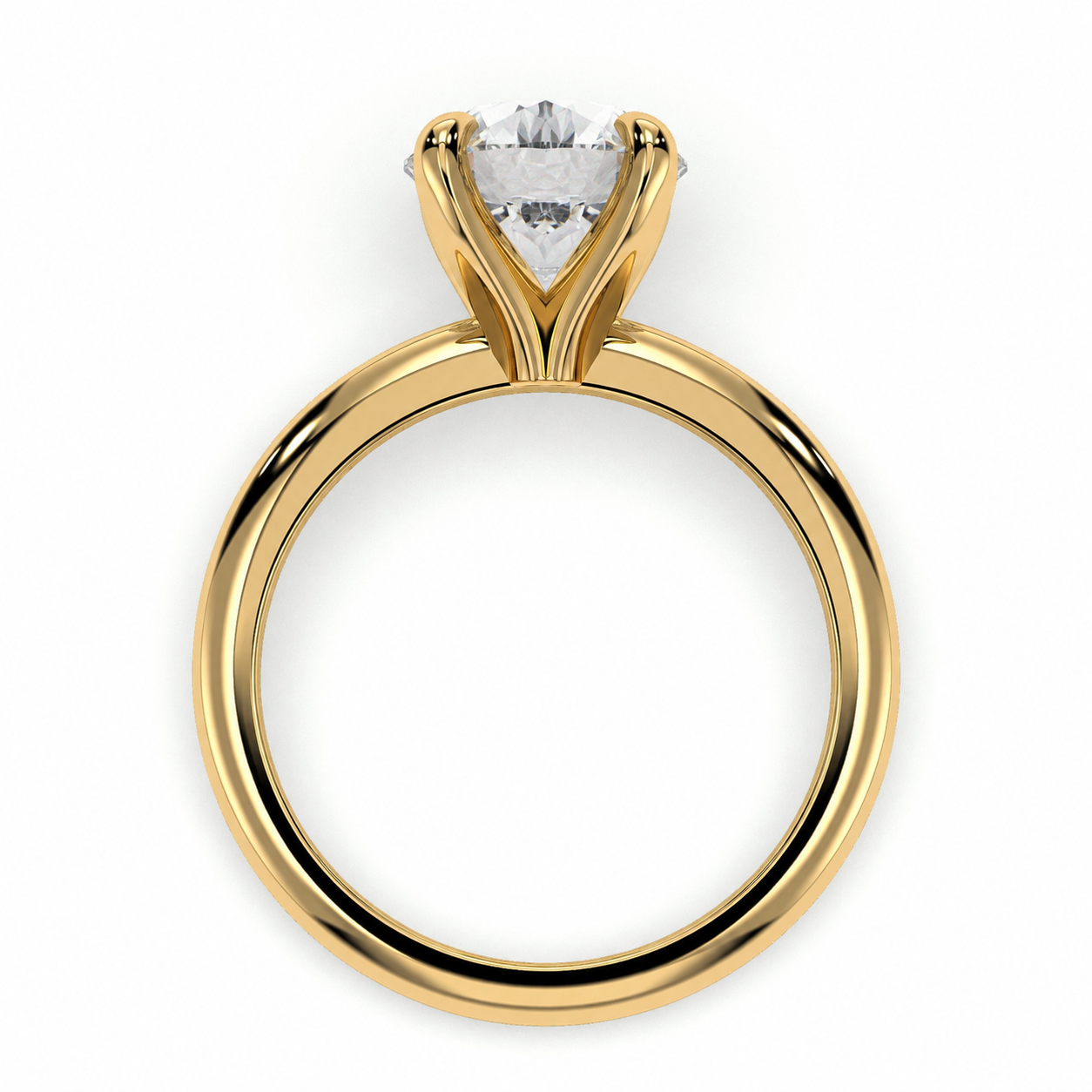 18K Yellow Gold Vermeil / 1.00 CARAT