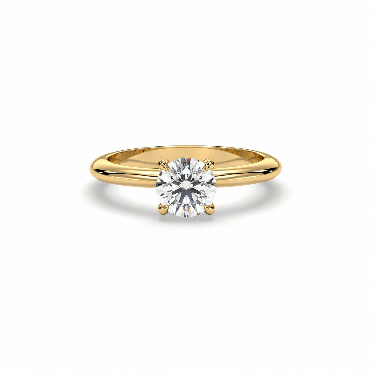 18K Yellow Gold Vermeil / 1.00 CARAT