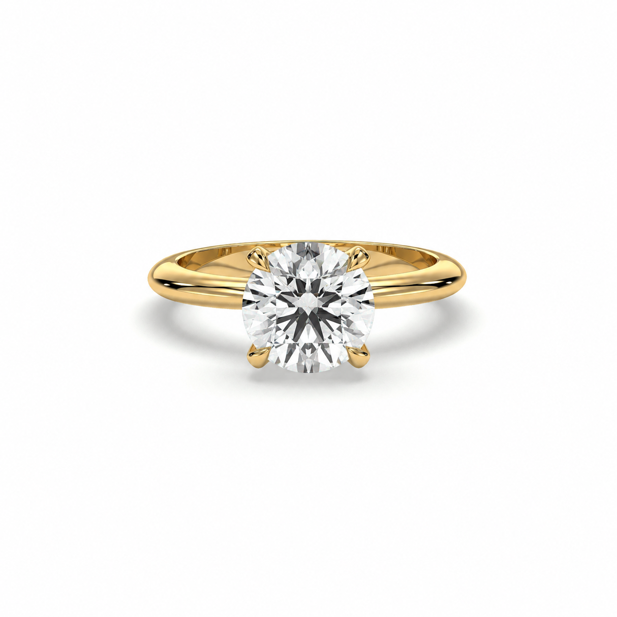 18K Yellow Gold Vermeil / 2.00 CARAT