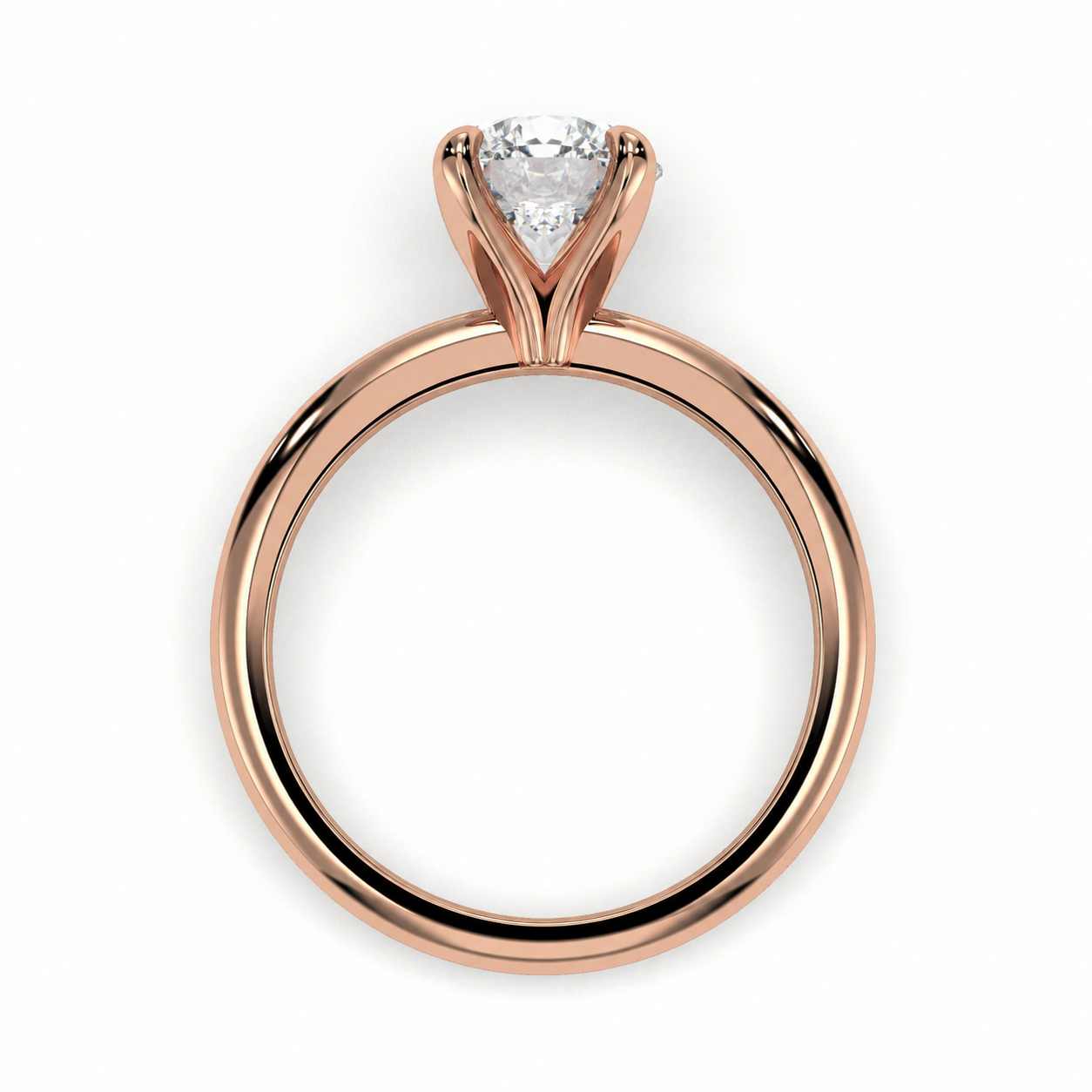 18K Rose Gold Vermeil / 1.00 CARAT