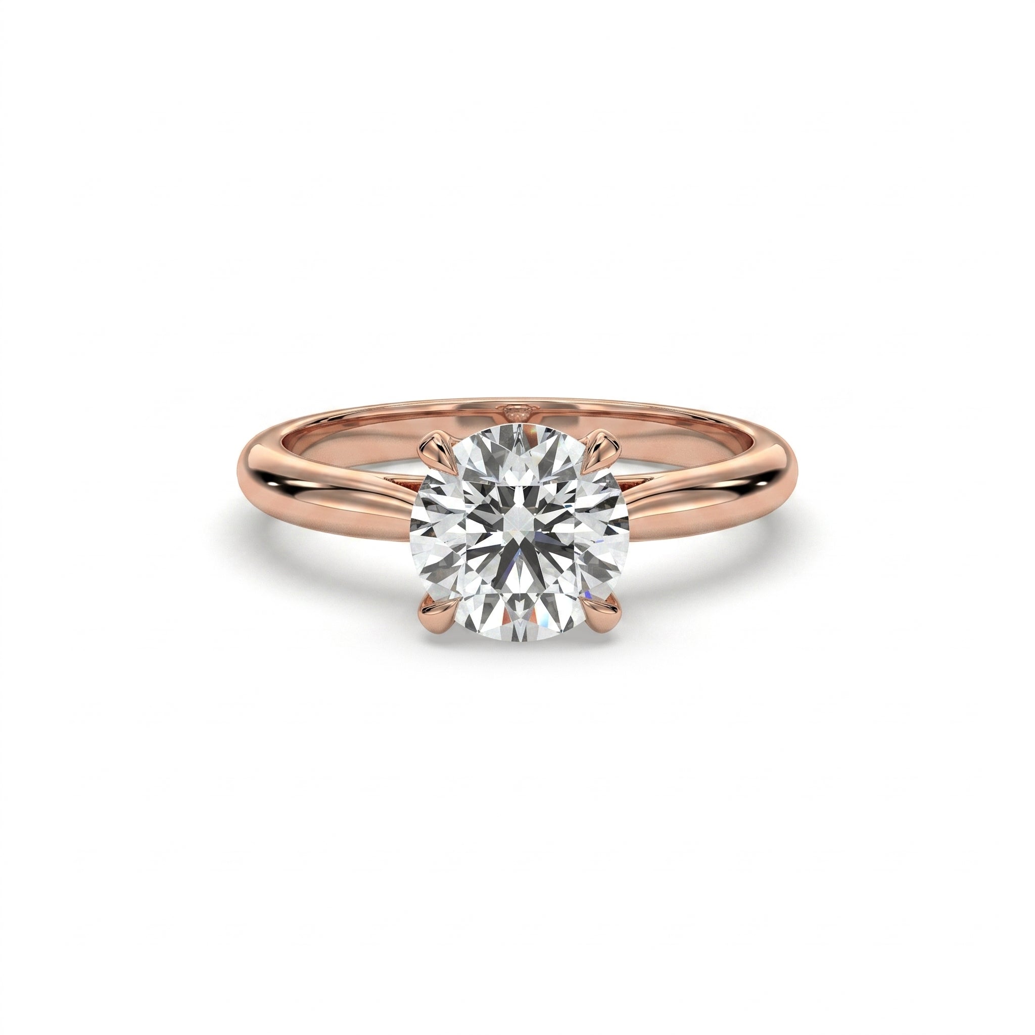 18K Rose Gold Vermeil / 1.00 CARAT