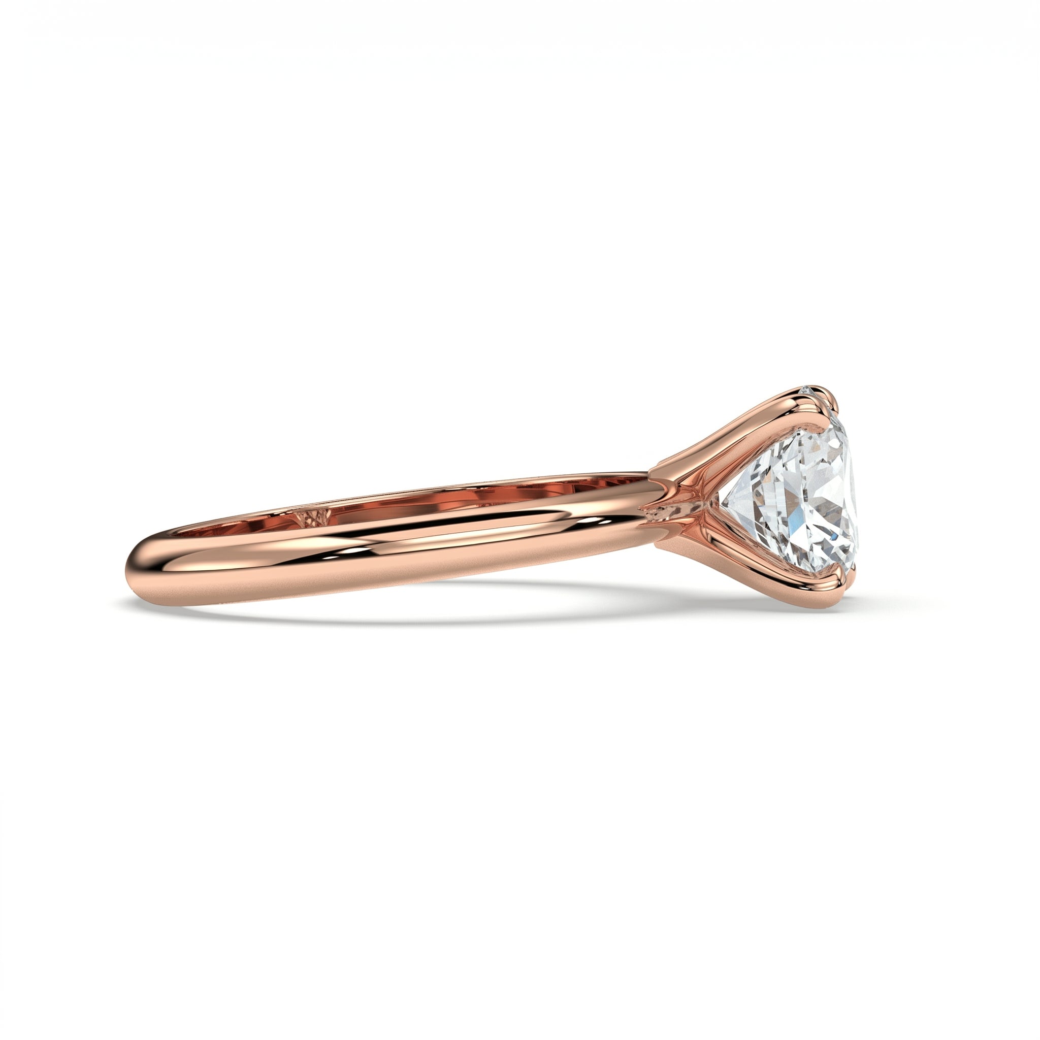 18K Rose Gold Vermeil / 1.00 CARAT
