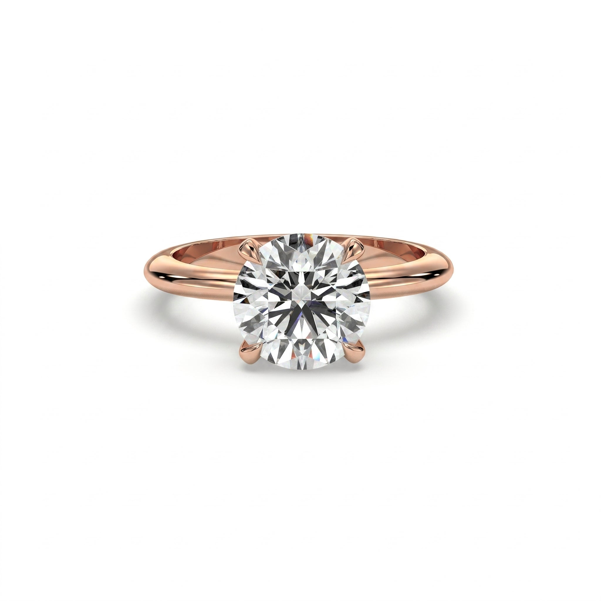 18K Rose Gold Vermeil / 2.00 CARAT