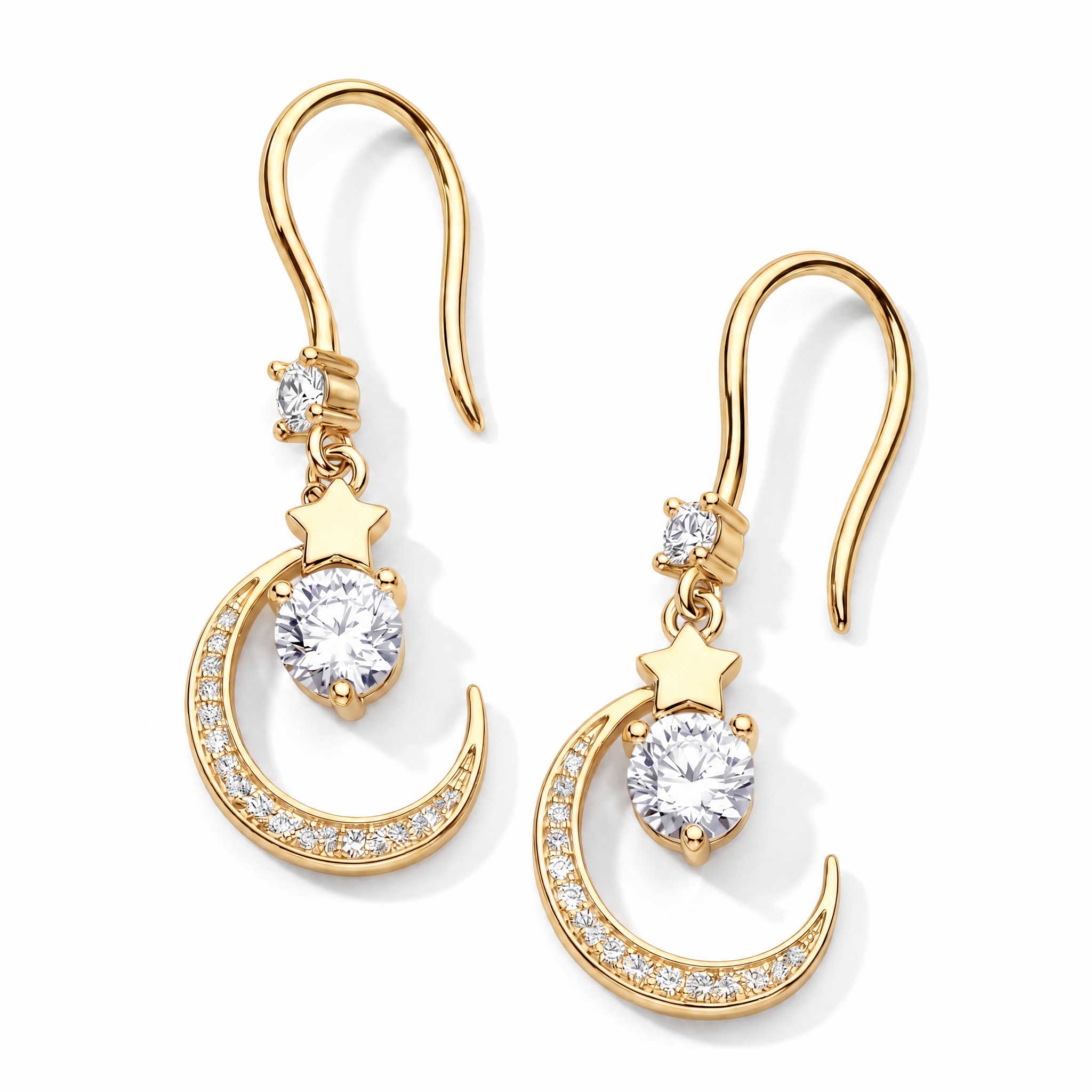 Luna Éclat Drop Earrings
