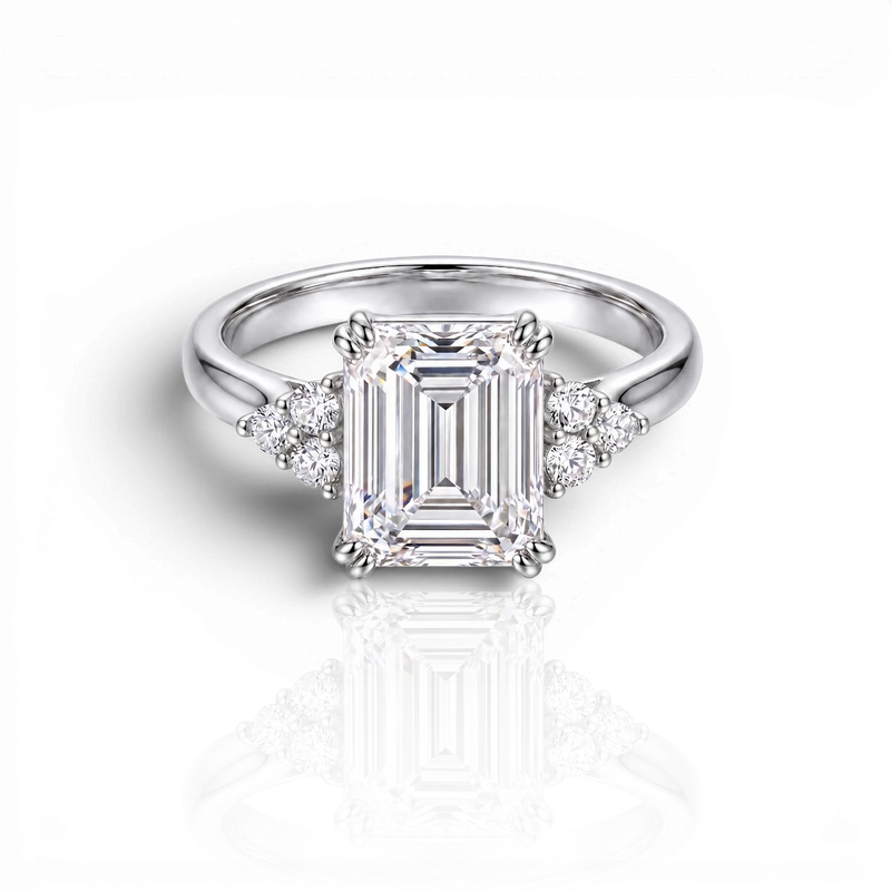 18K White Gold Vermeil