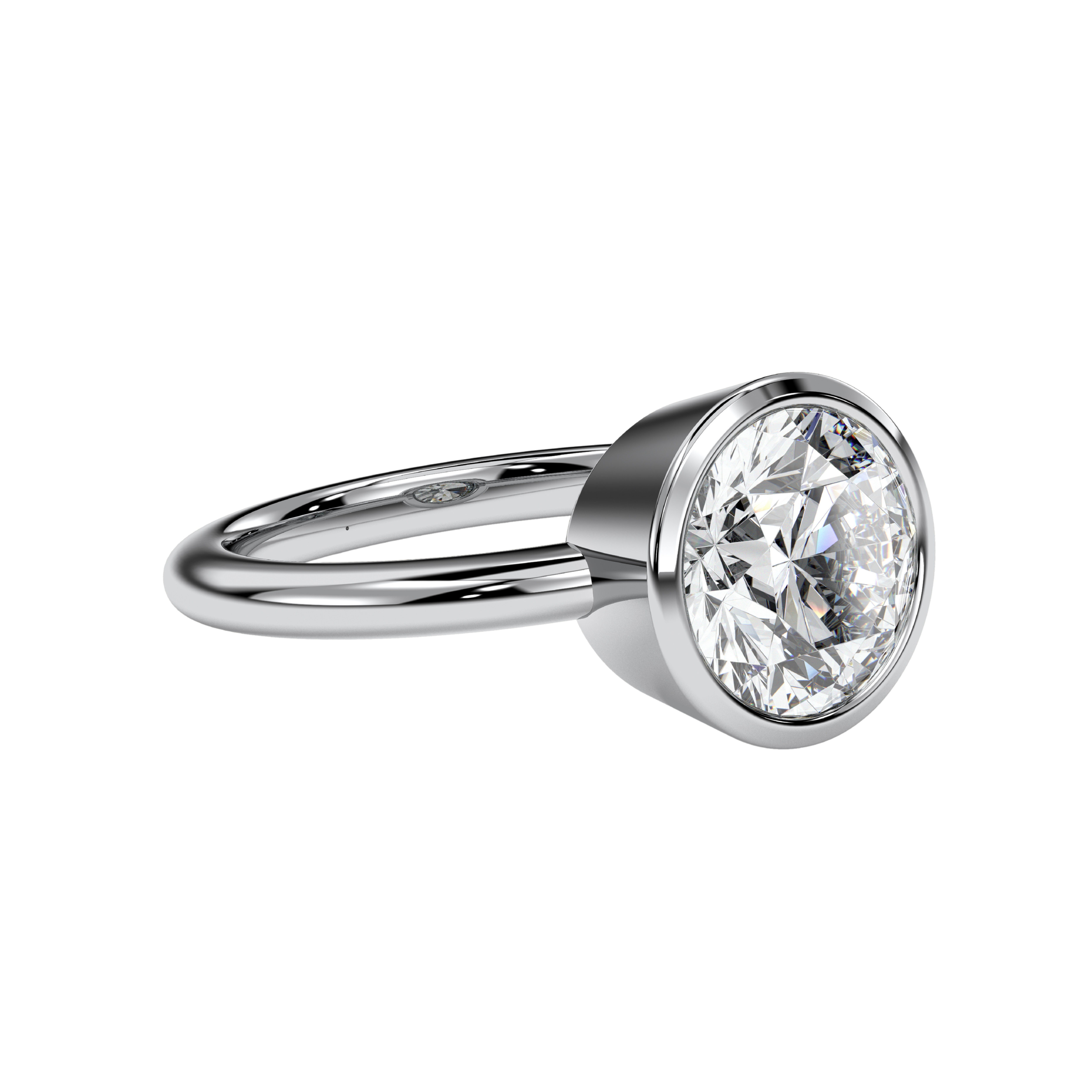 18K White Gold Vermeil