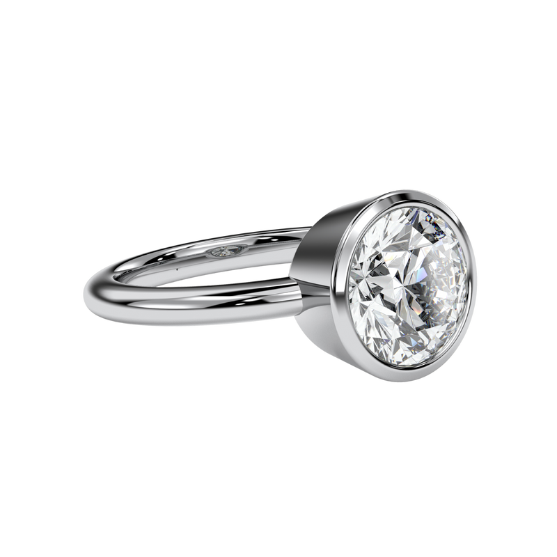 18K White Gold Vermeil