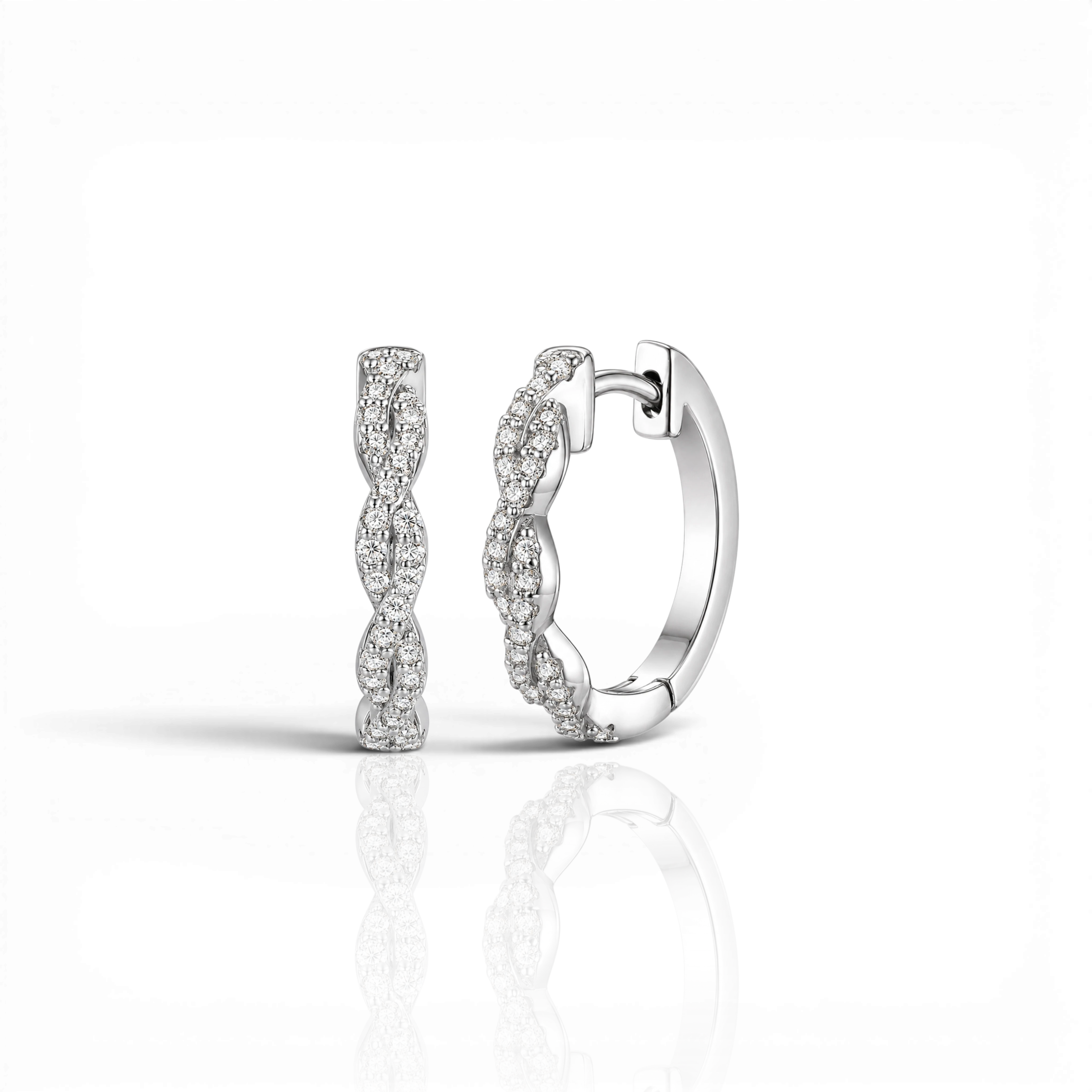 18K White Gold Vermeil