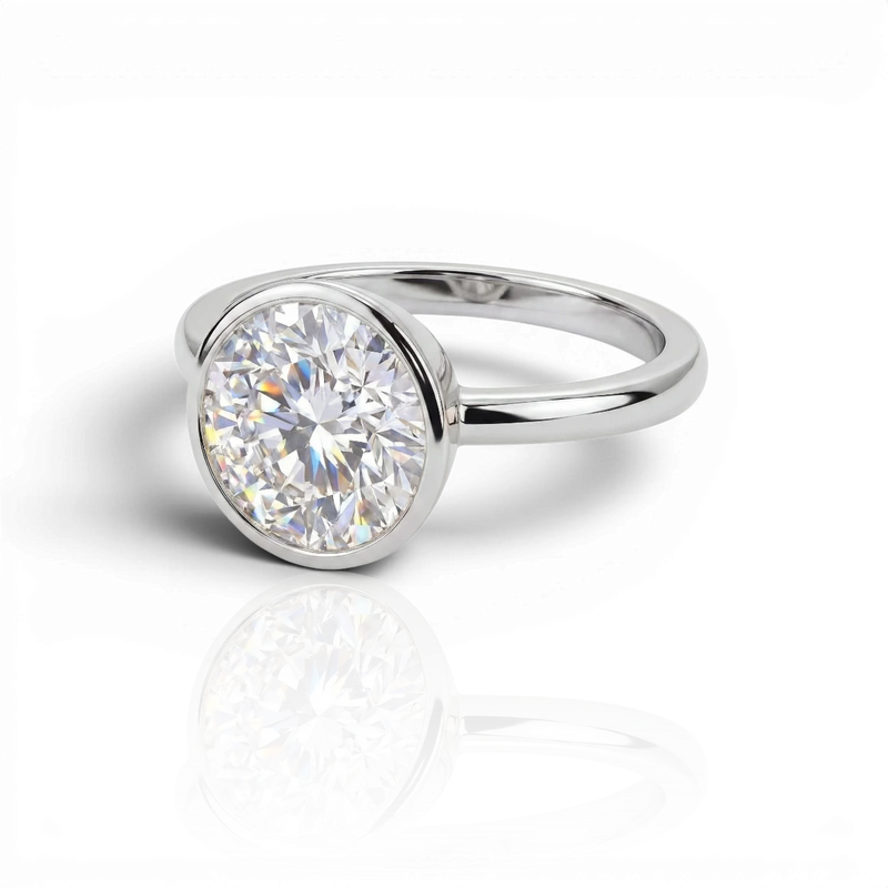 18K White Gold Vermeil