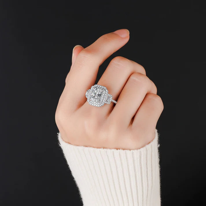 18K White Gold Vermeil