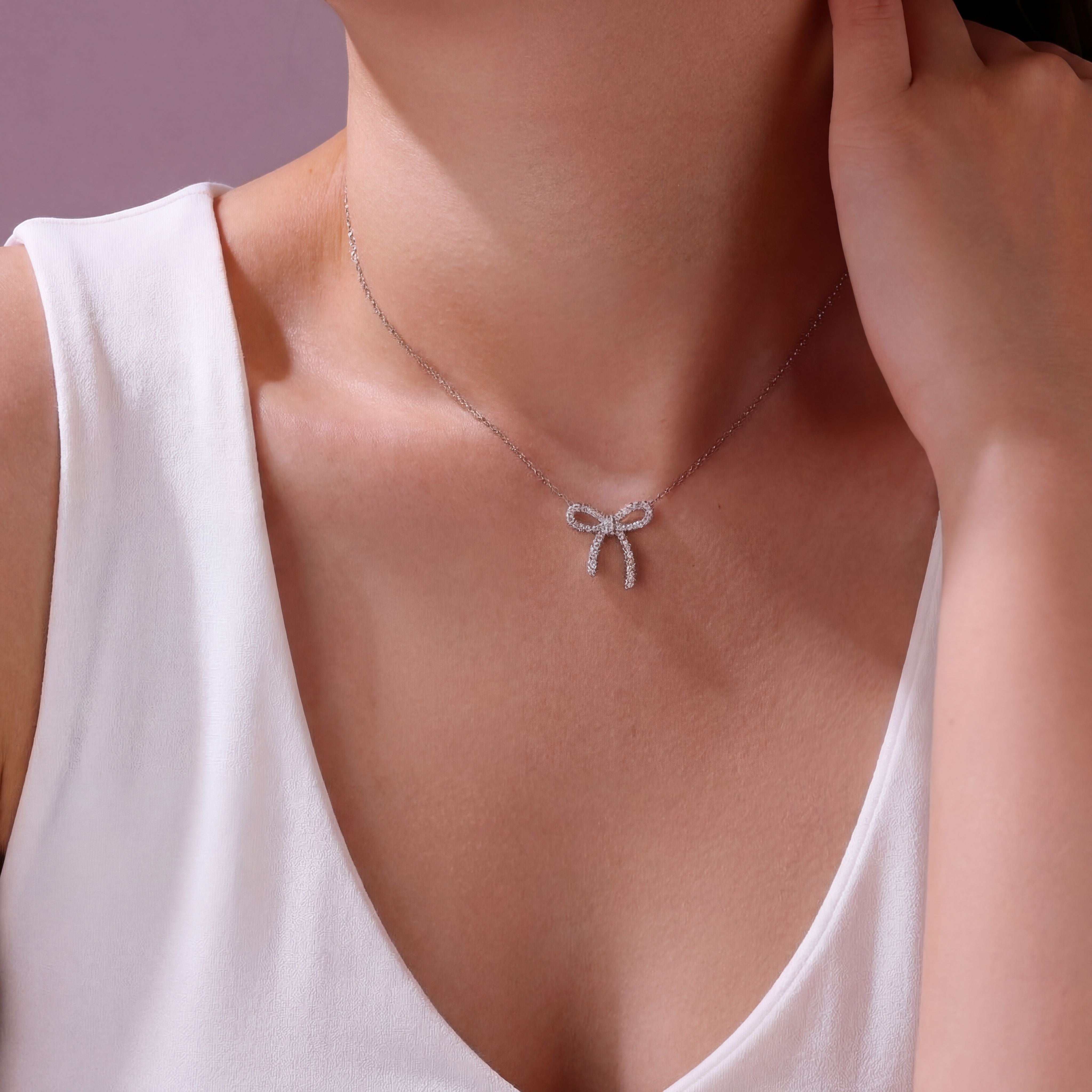 18K White Gold Vermeil, 18K White Gold Vermeil / Lifestyle