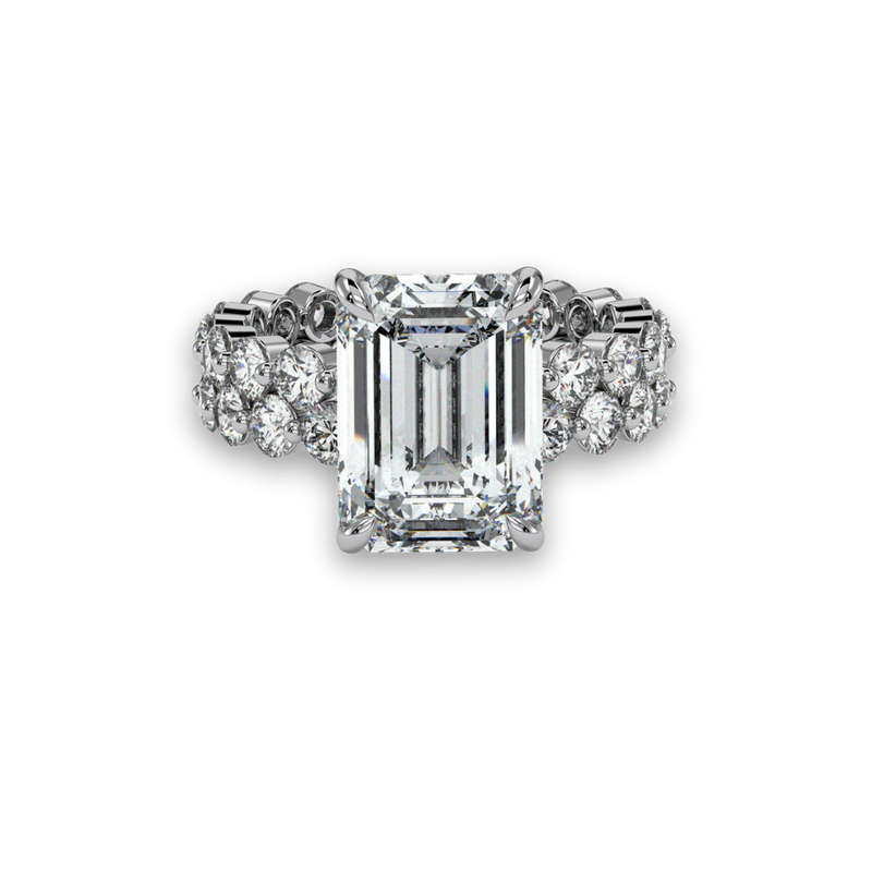 18K White Gold Vermeil