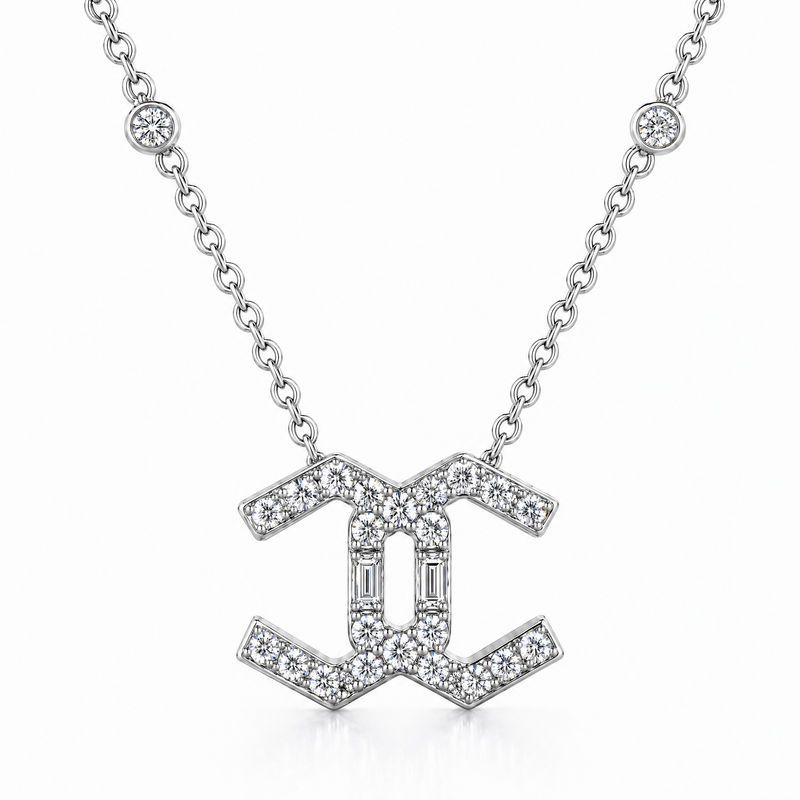 Éclat Monogram Necklace