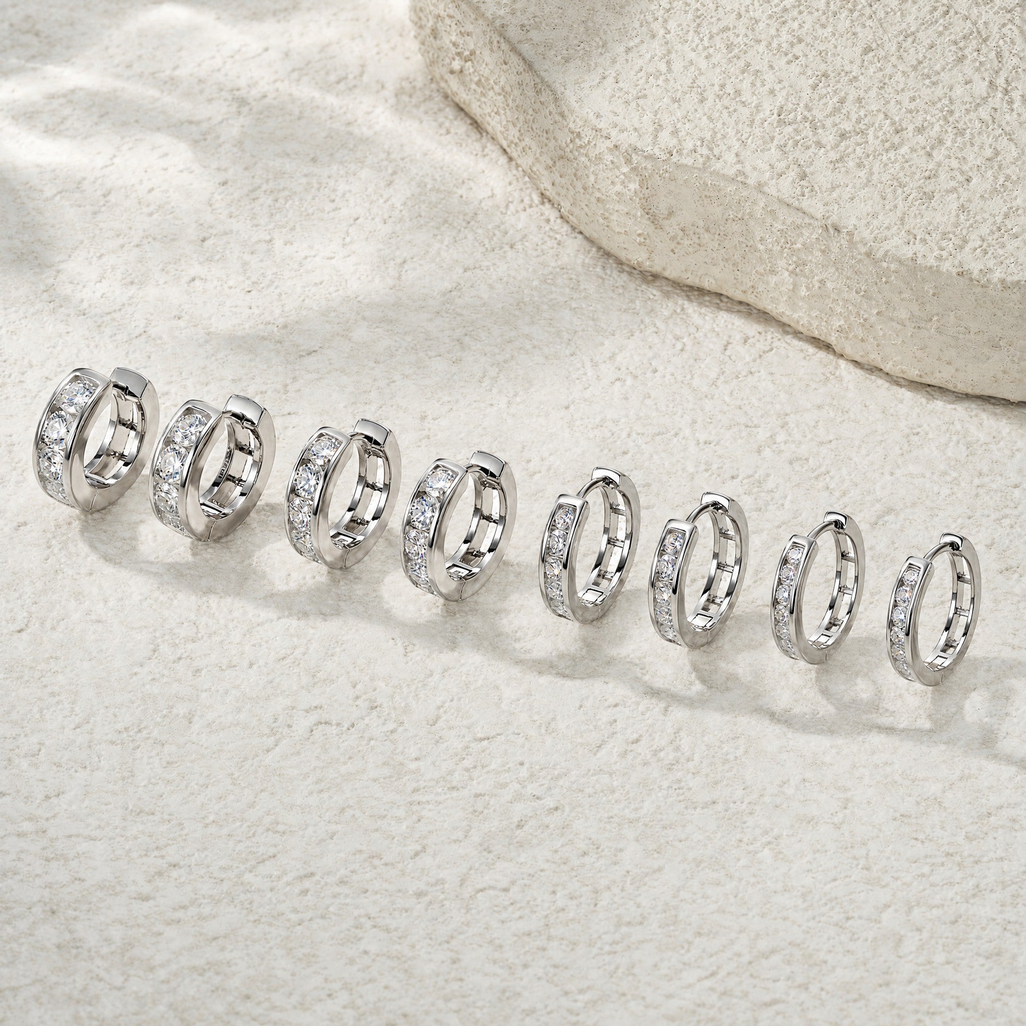 18K White Gold Vermeil