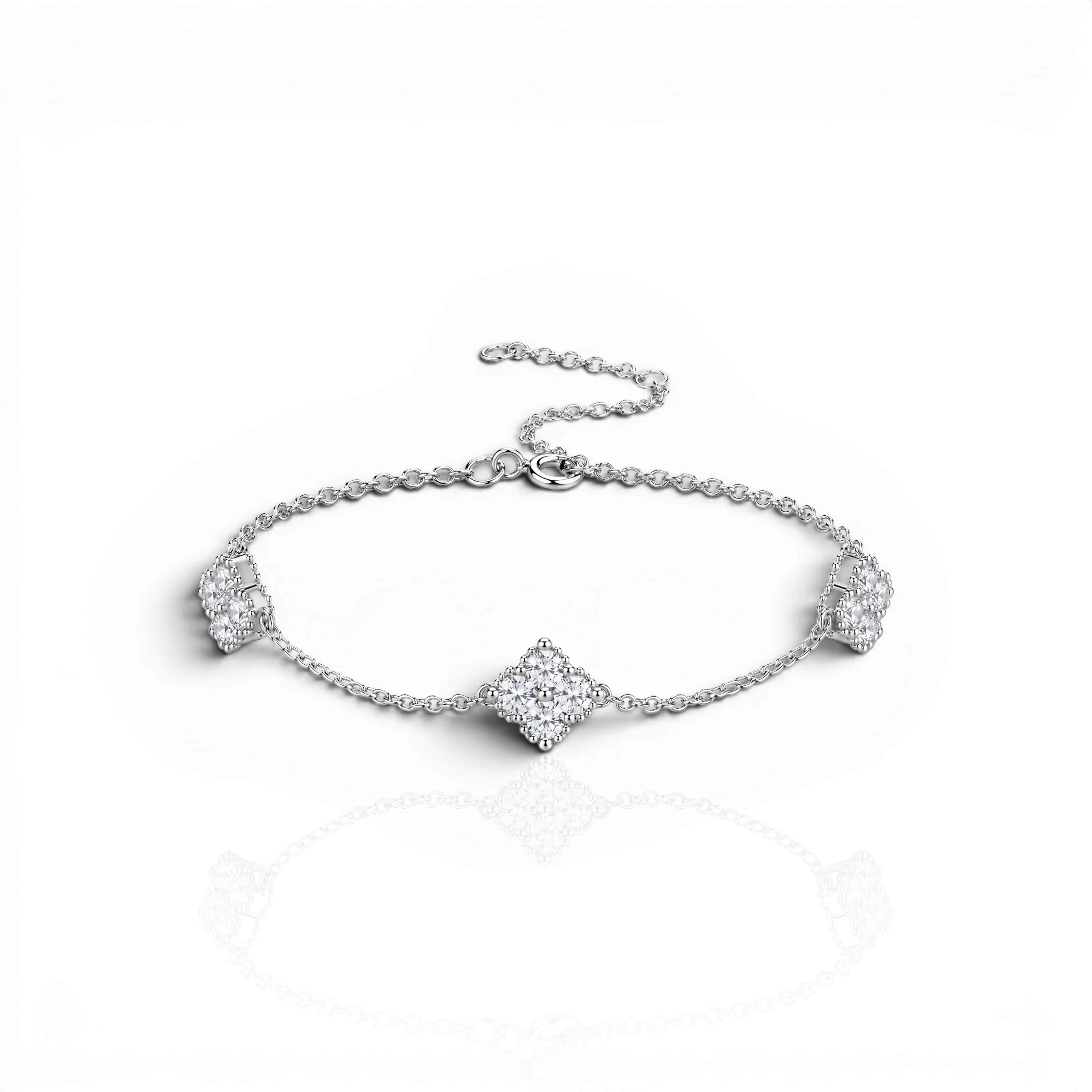 18K White Gold Vermeil