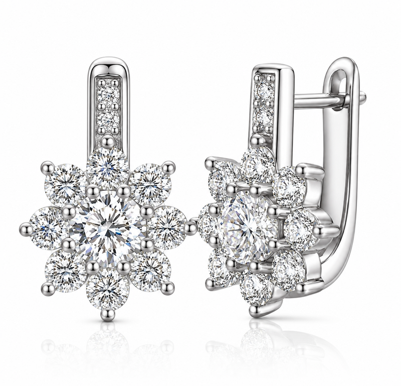 Fleur Royale Drop Earrings