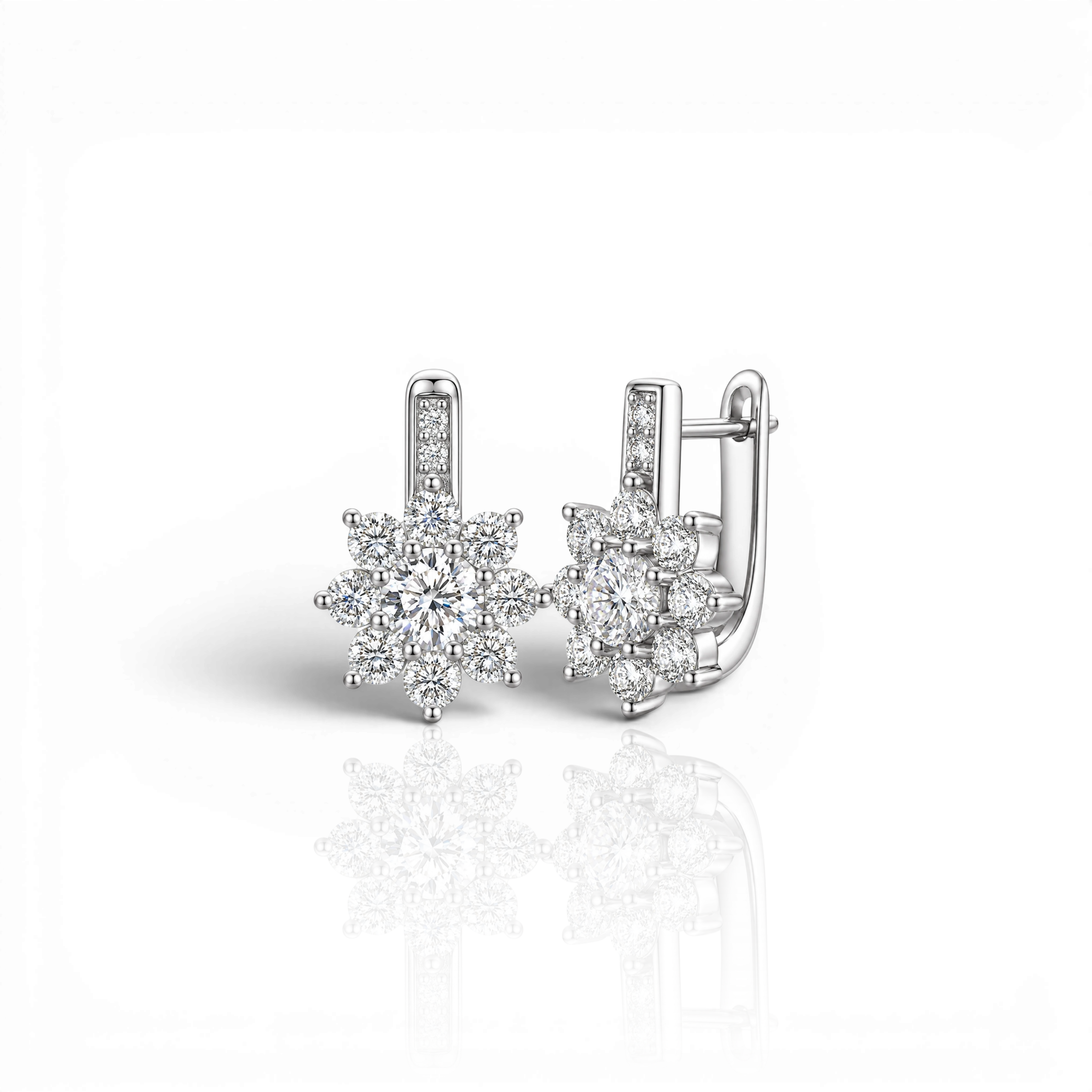 18K White Gold Vermeil