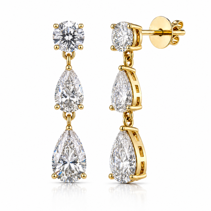Lumière Cascade Drop Earrings