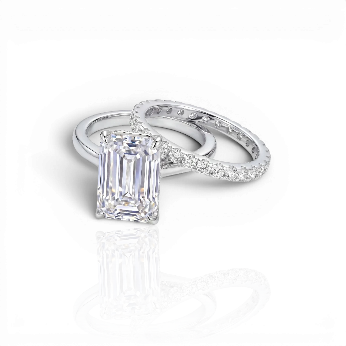 18K White Gold Vermeil