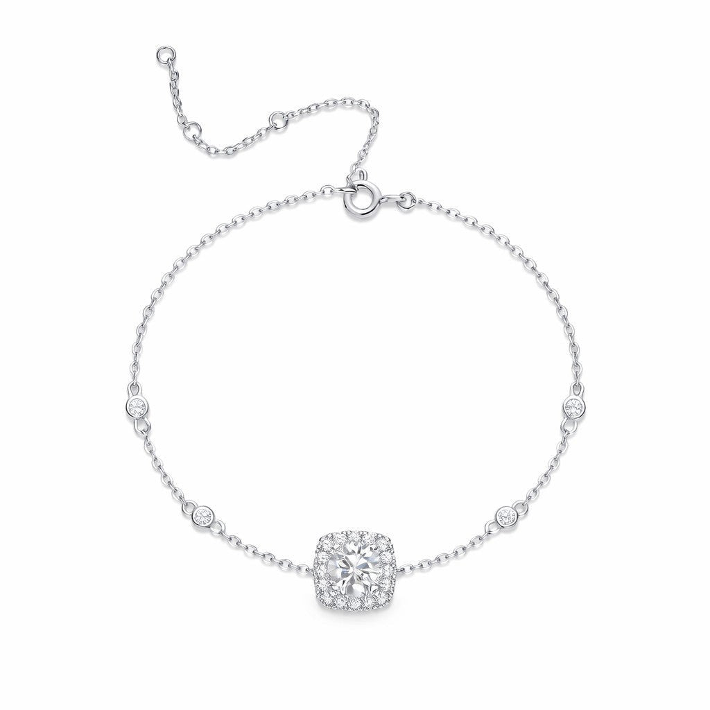 18K White Gold Vermeil