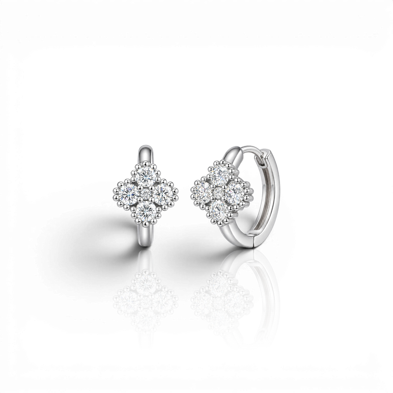18K White Gold Vermeil