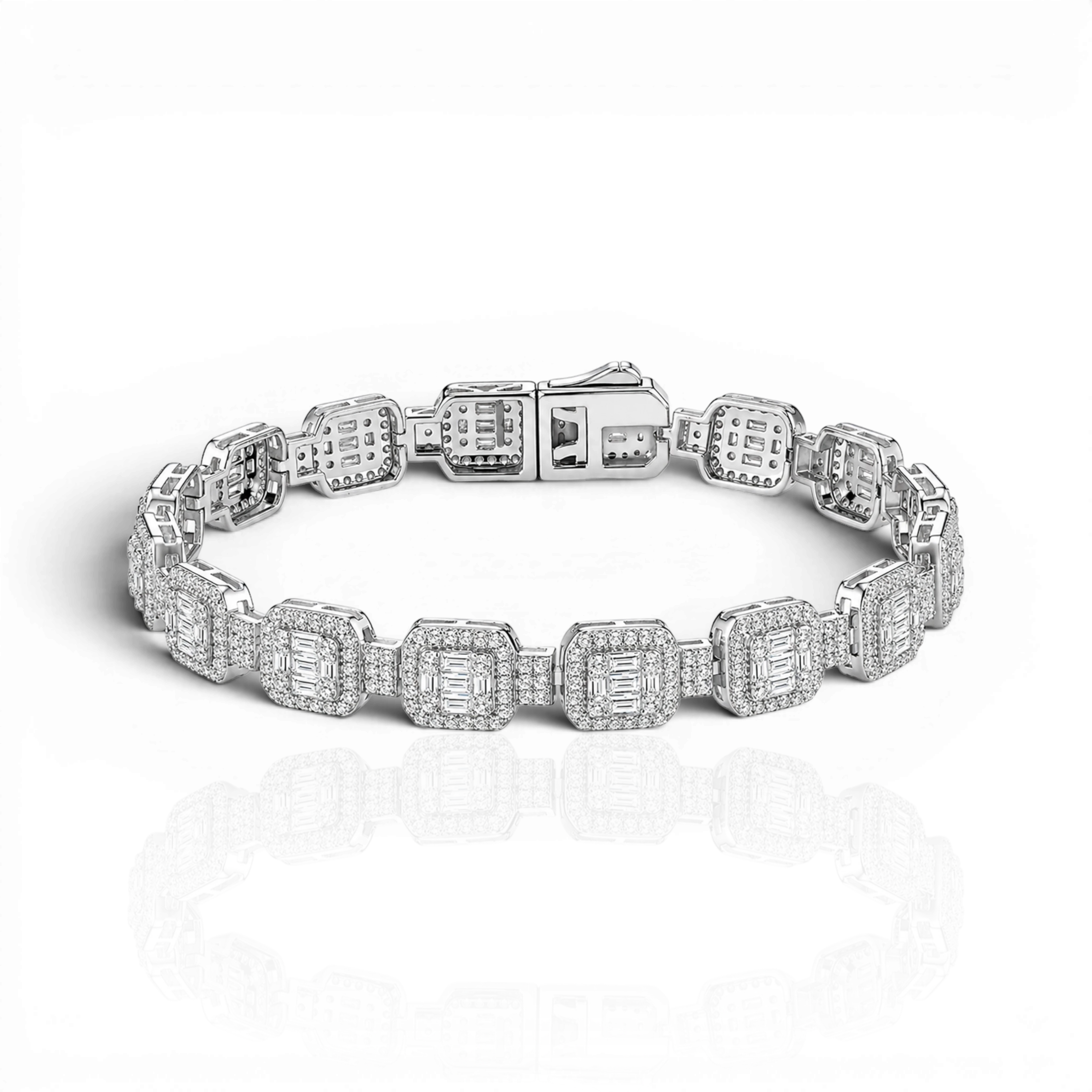 18K White Gold Vermeil