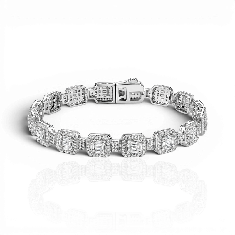18K White Gold Vermeil