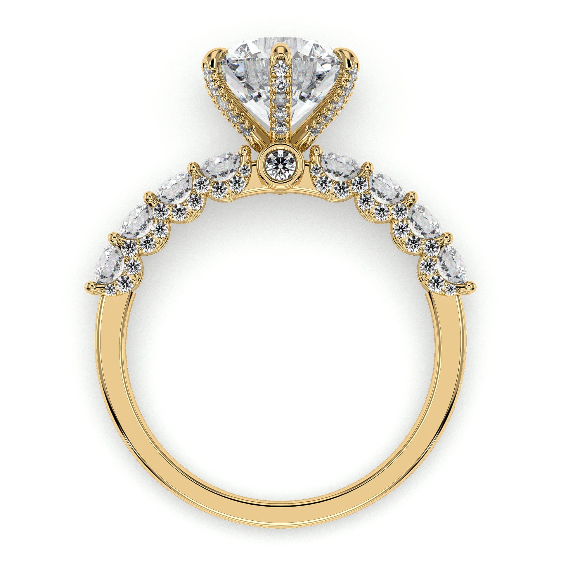 18K Yellow Gold Vermeil / 2.00 CARAT