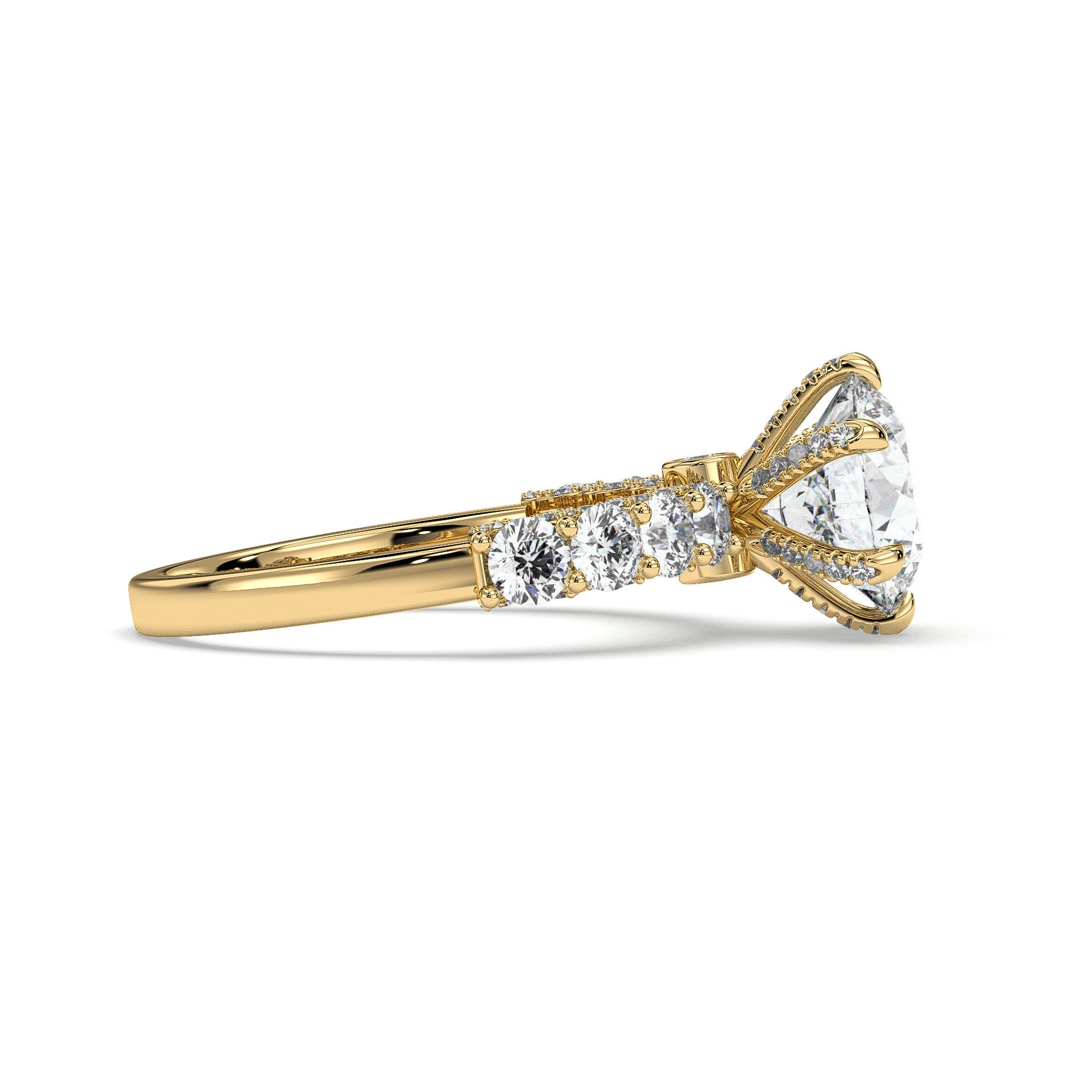 18K Yellow Gold Vermeil / 2.00 CARAT