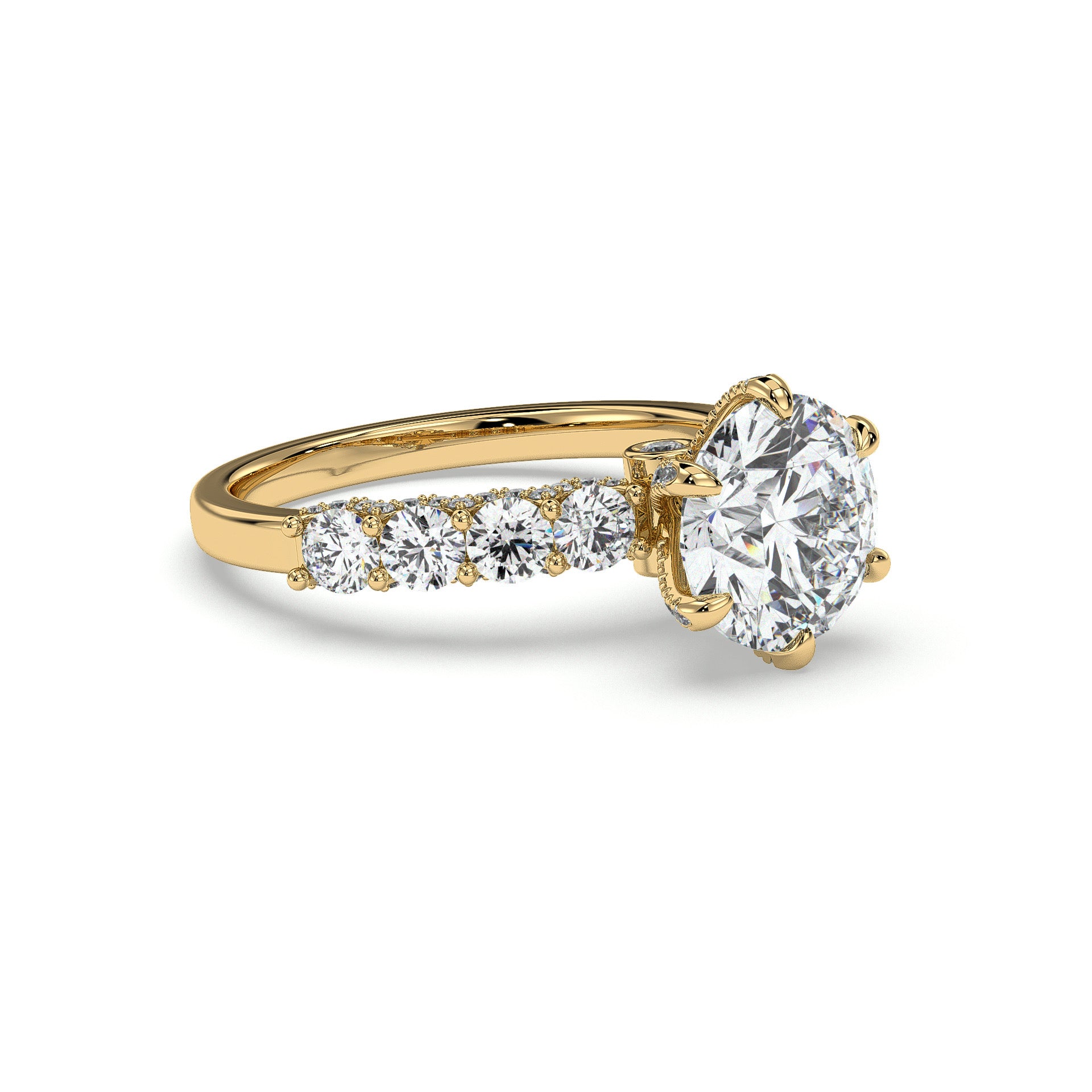 18K Yellow Gold Vermeil / 2.00 CARAT