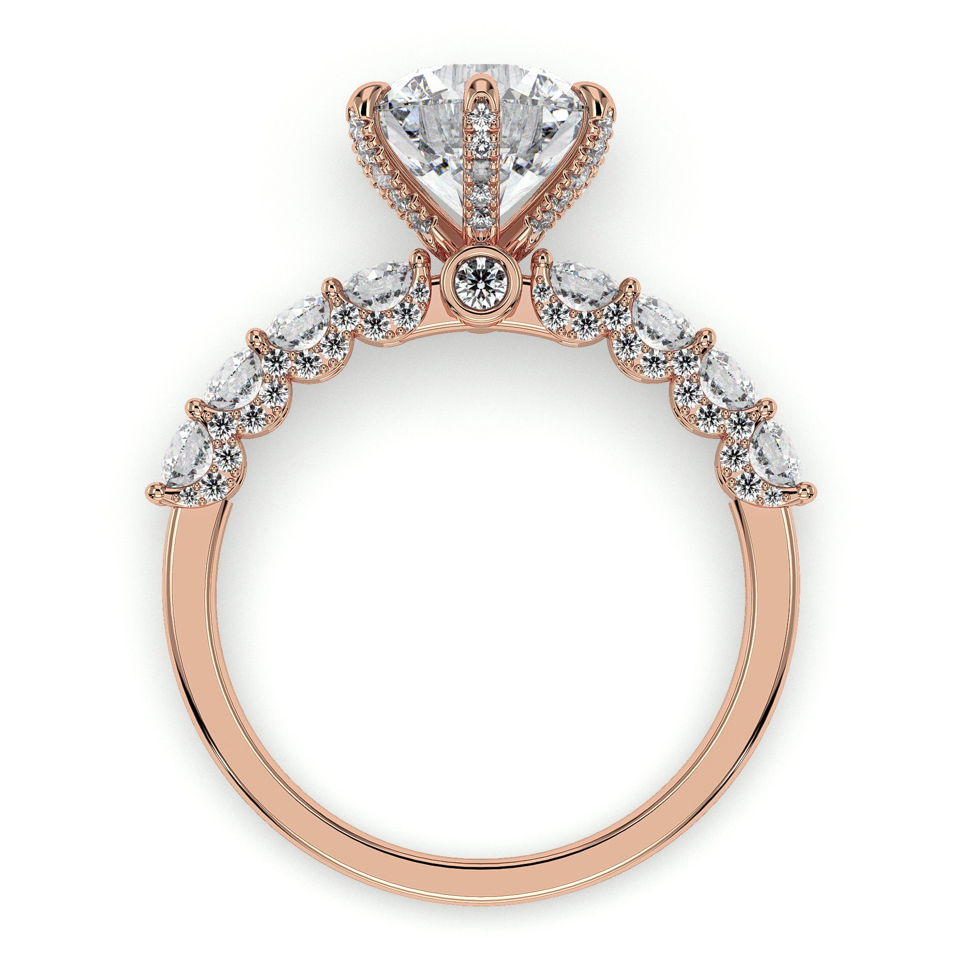 18K Rose Gold Vermeil / 2.00 CARAT