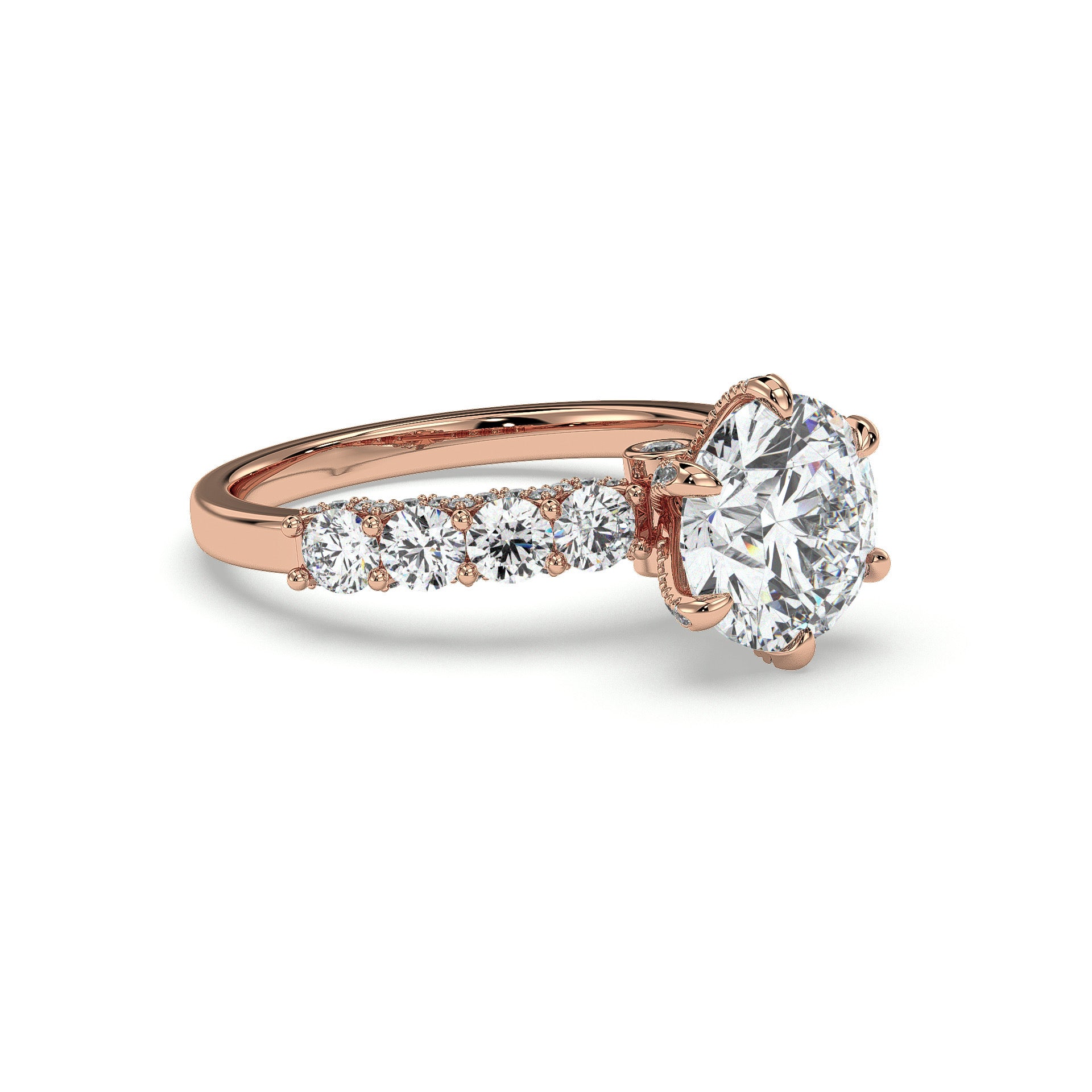 18K Rose Gold Vermeil / 2.00 CARAT