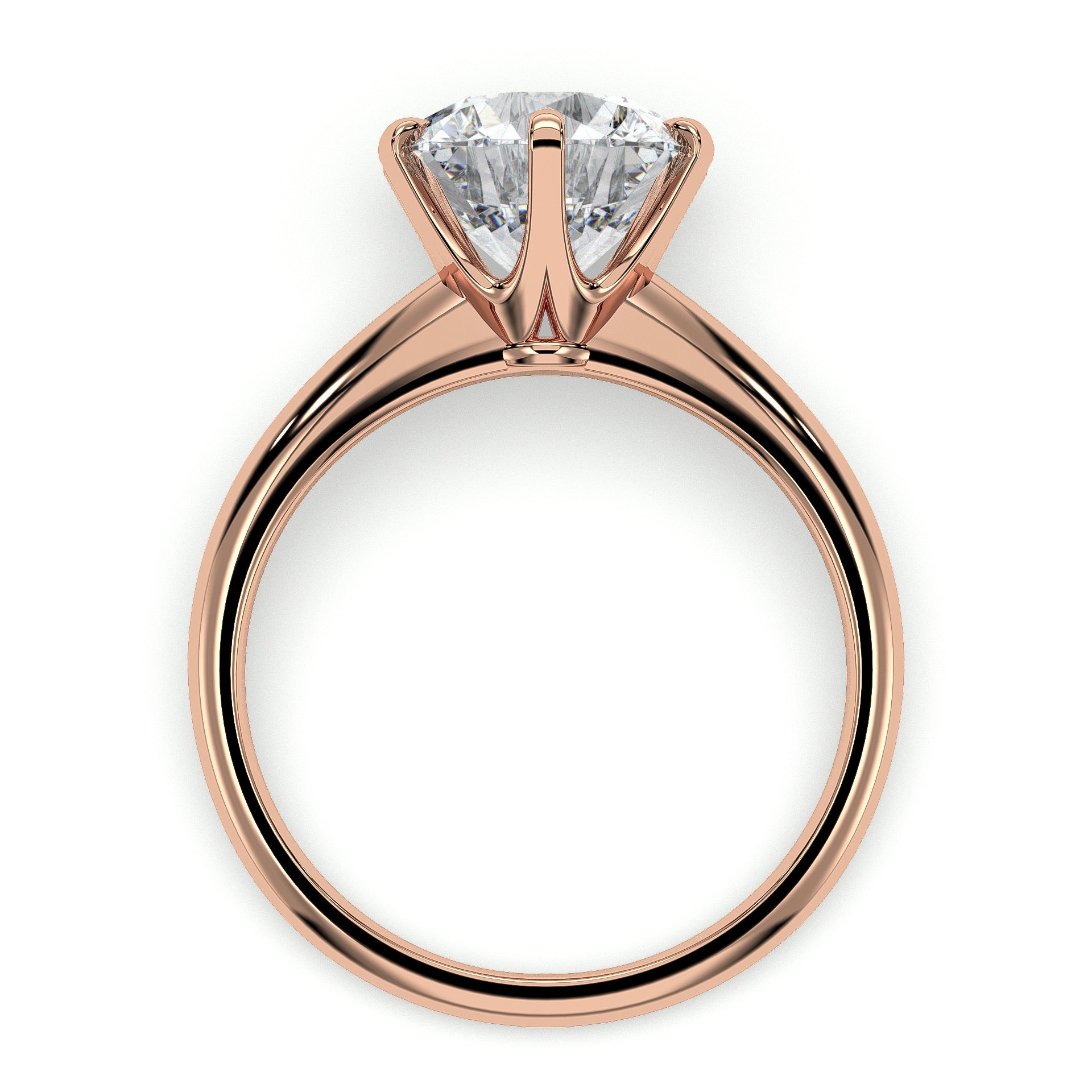 18K Rose Gold Vermeil / 3.00 CARAT