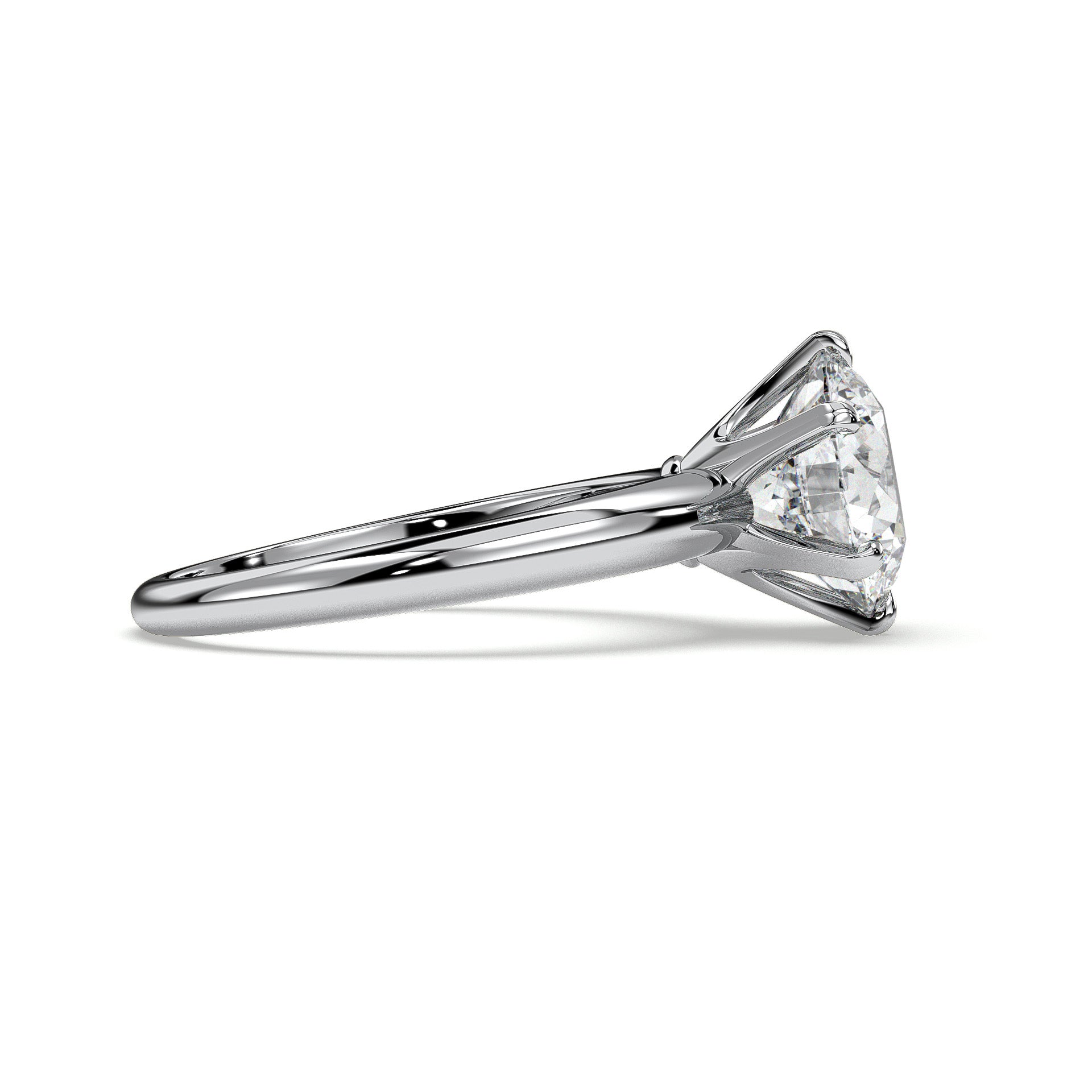 18K White Gold Vermeil / 3.00 CARAT