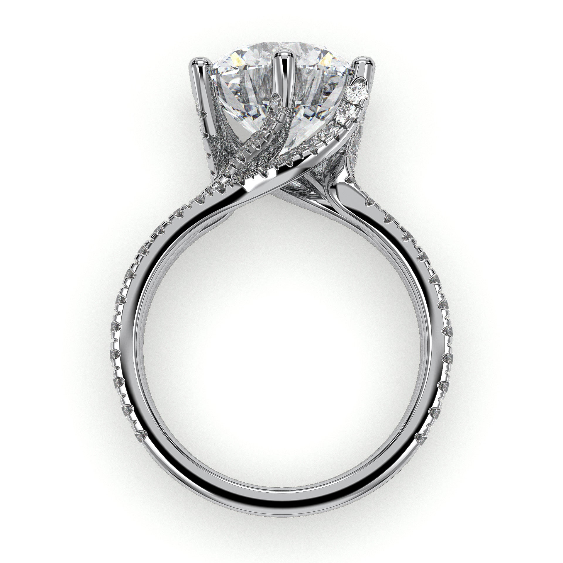 18K White Gold Vermeil