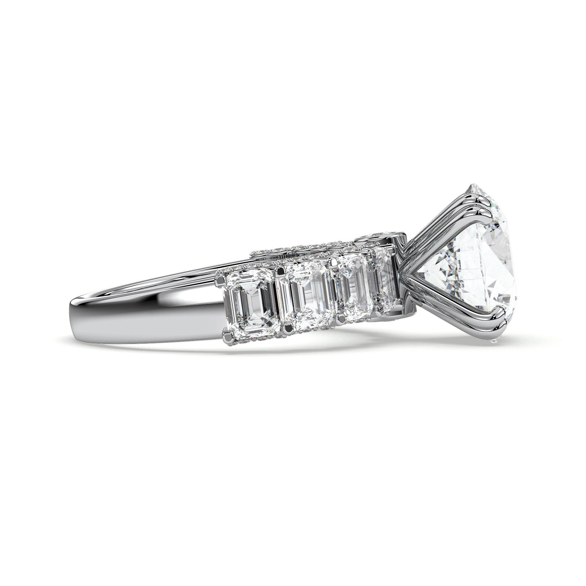 18K White Gold Vermeil