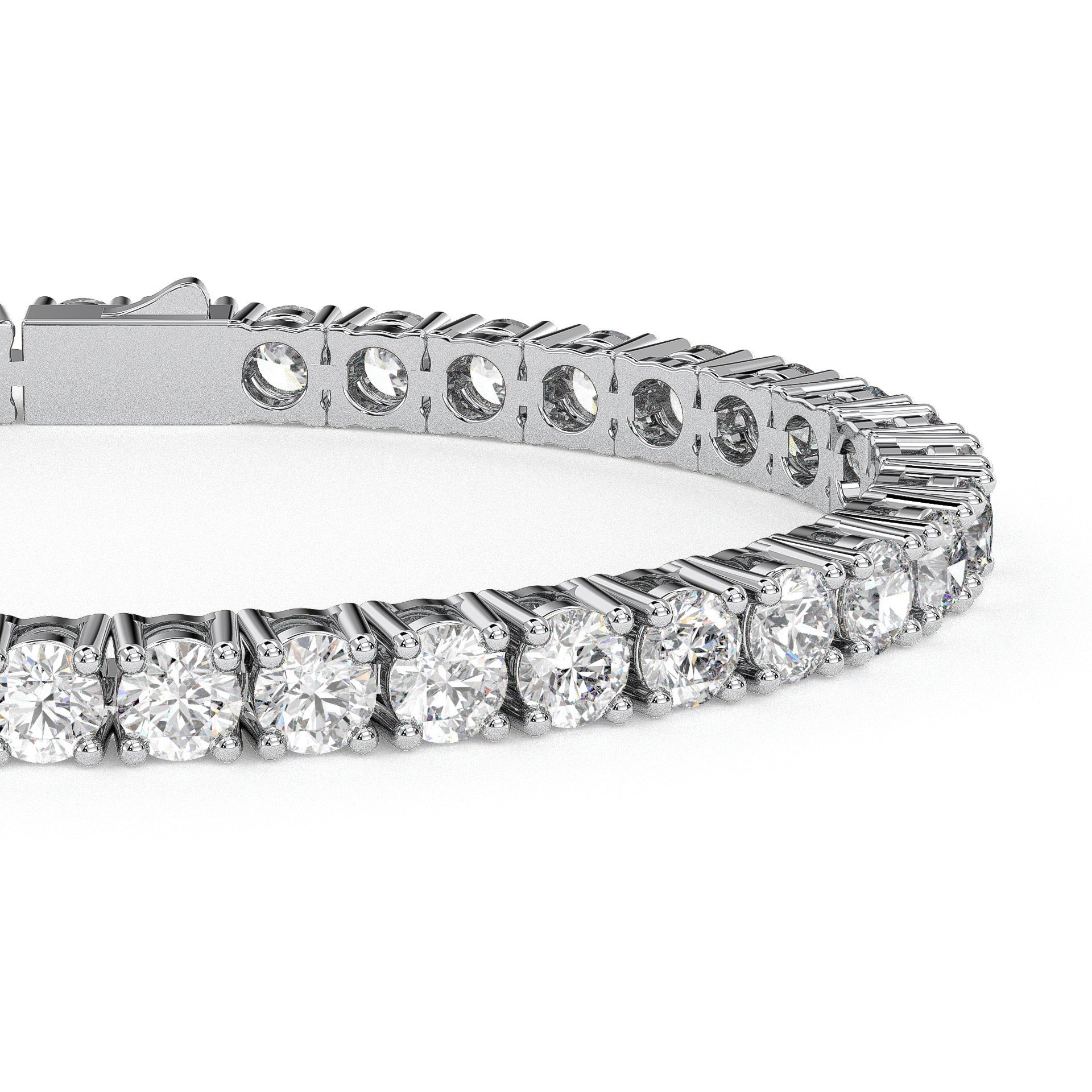 18K White Gold Vermeil
