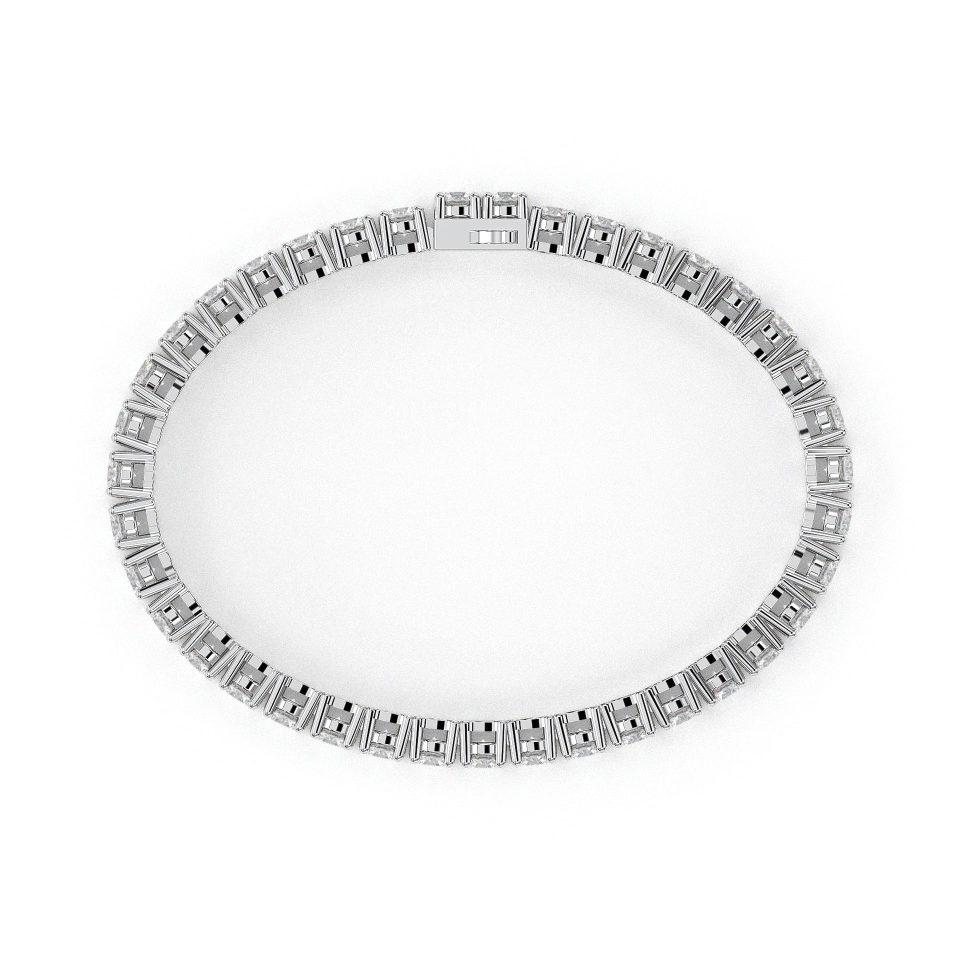 18K White Gold Vermeil