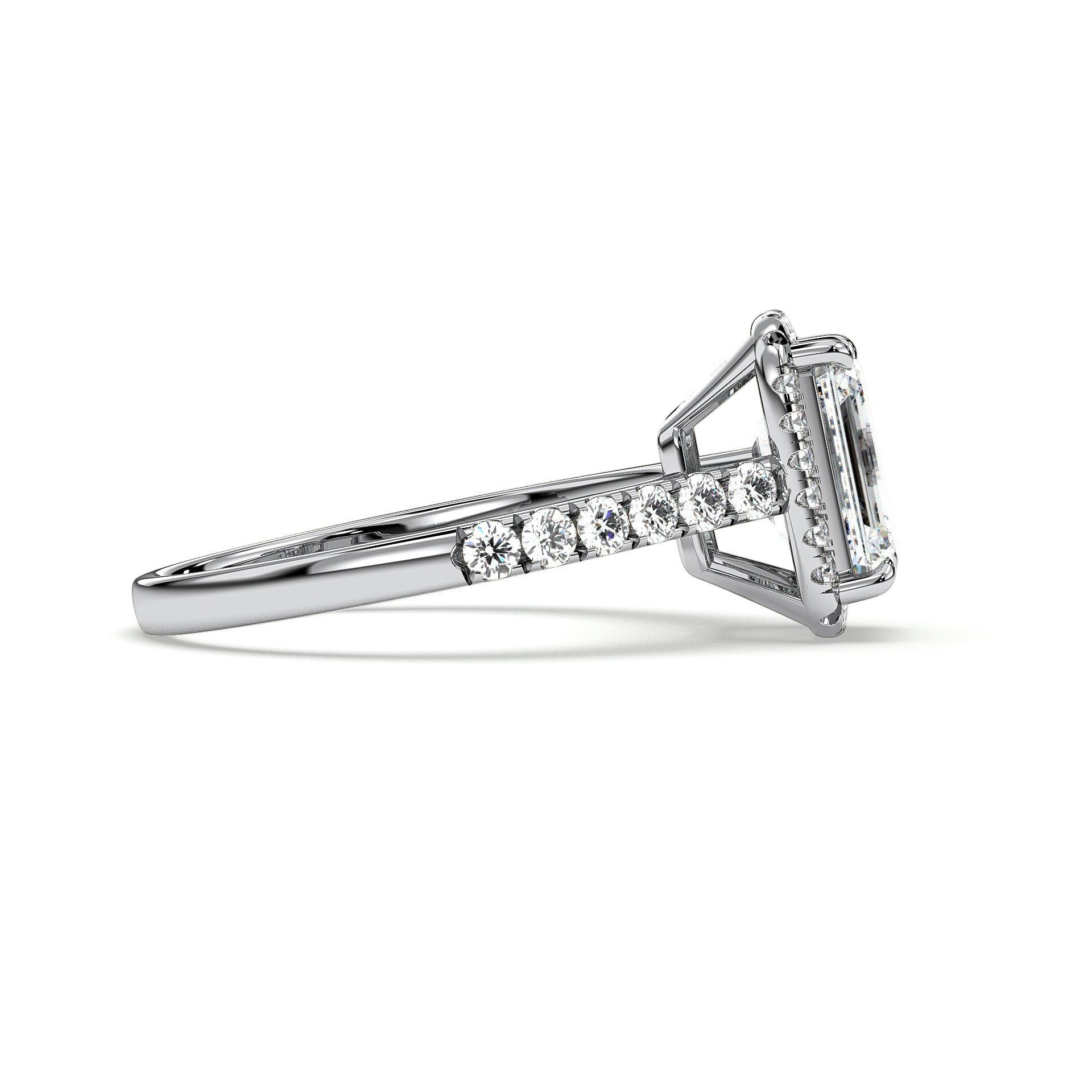 18K White Gold Vermeil