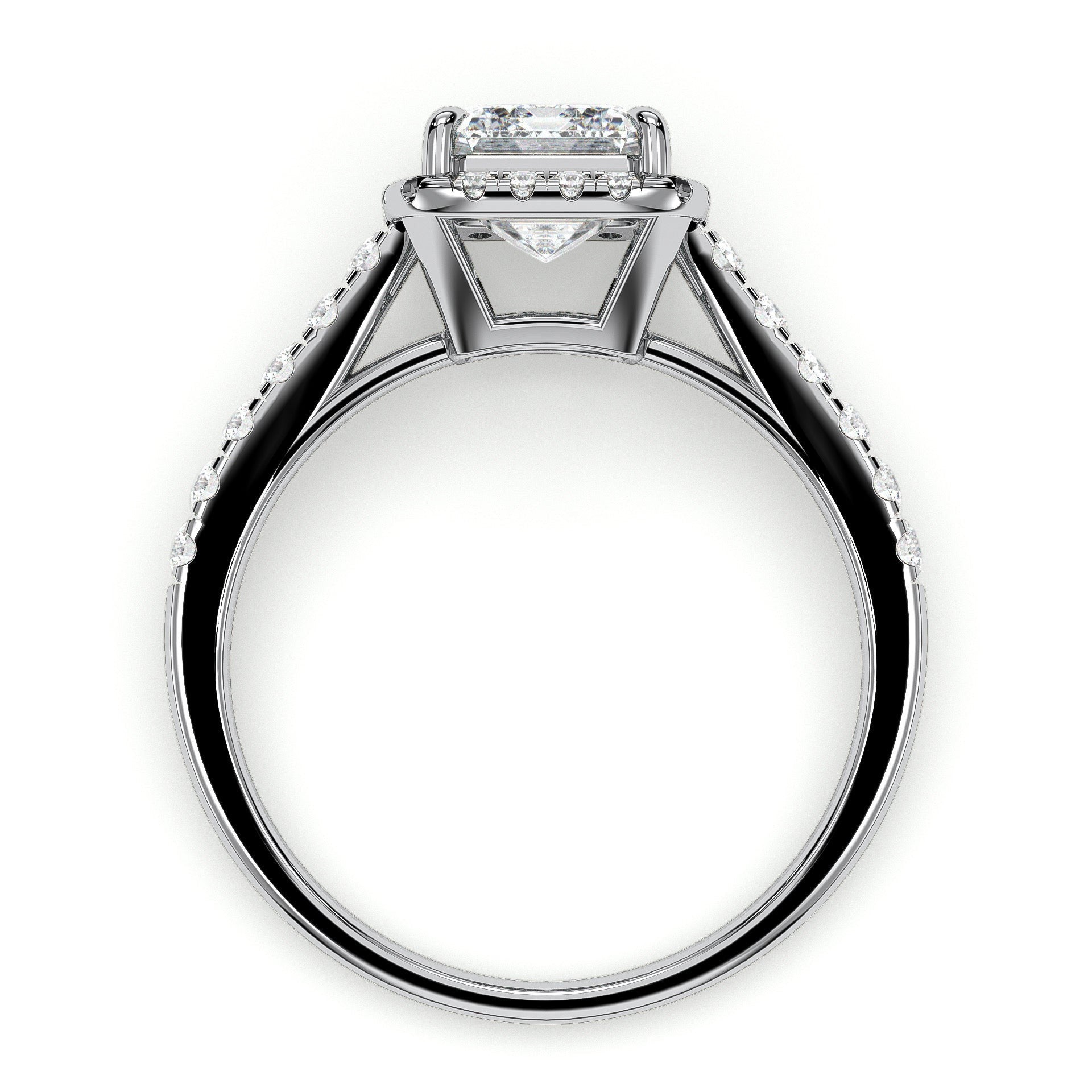 18K White Gold Vermeil