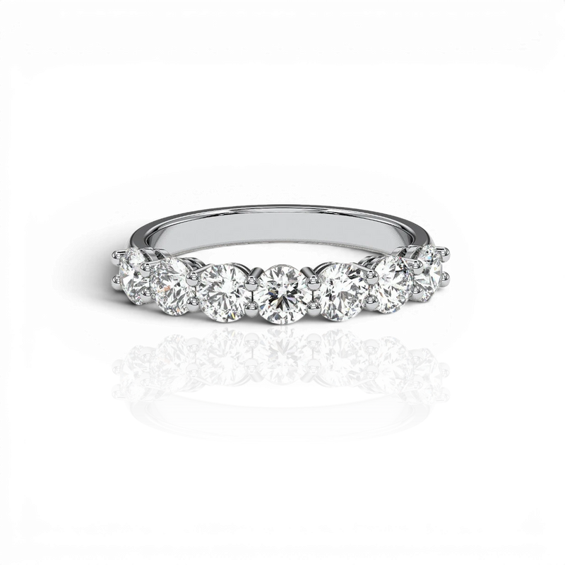 18K White Gold Vermeil