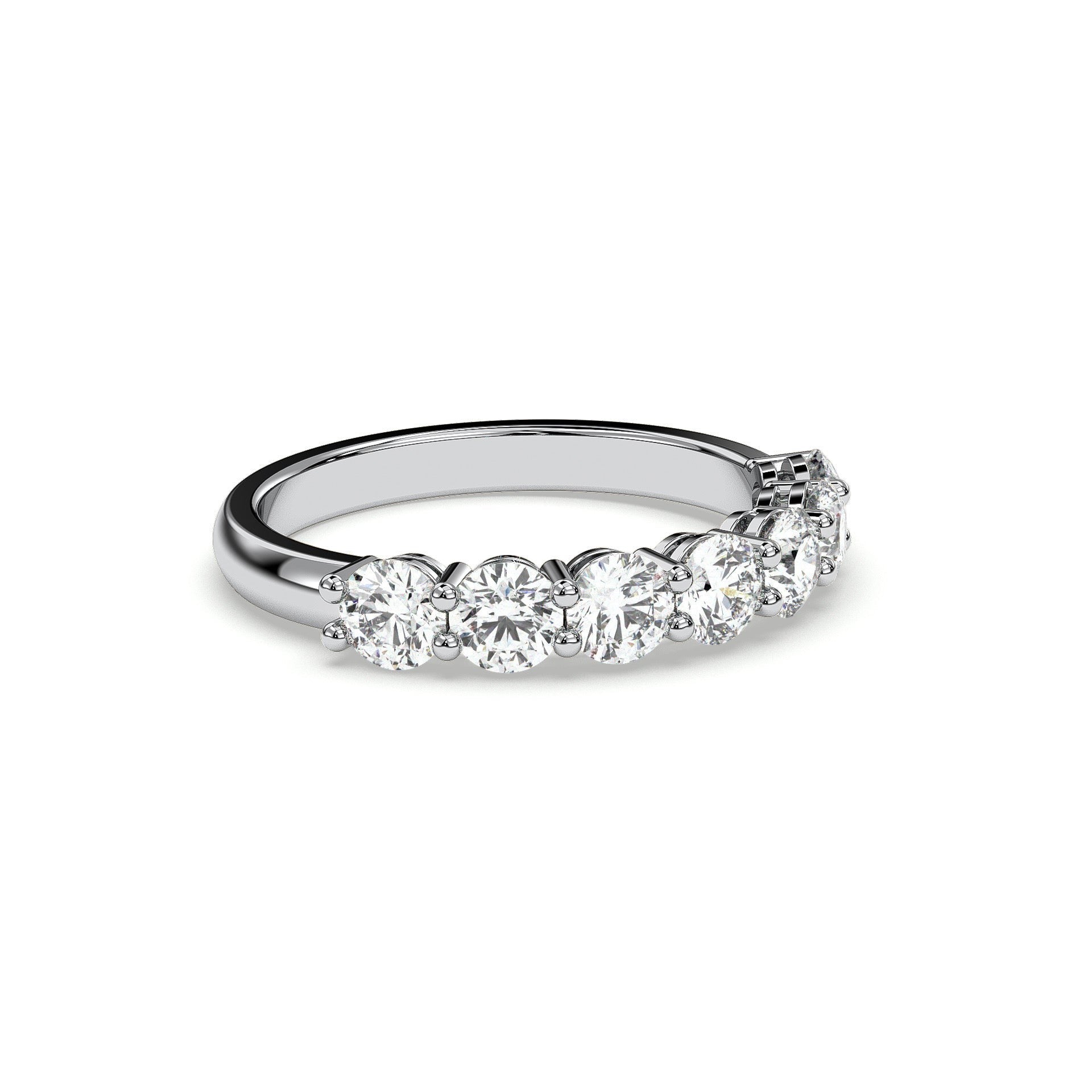 18K White Gold Vermeil