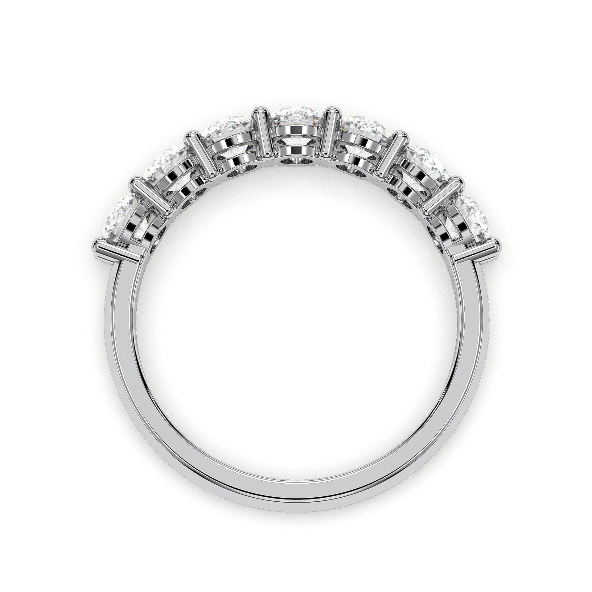 18K White Gold Vermeil