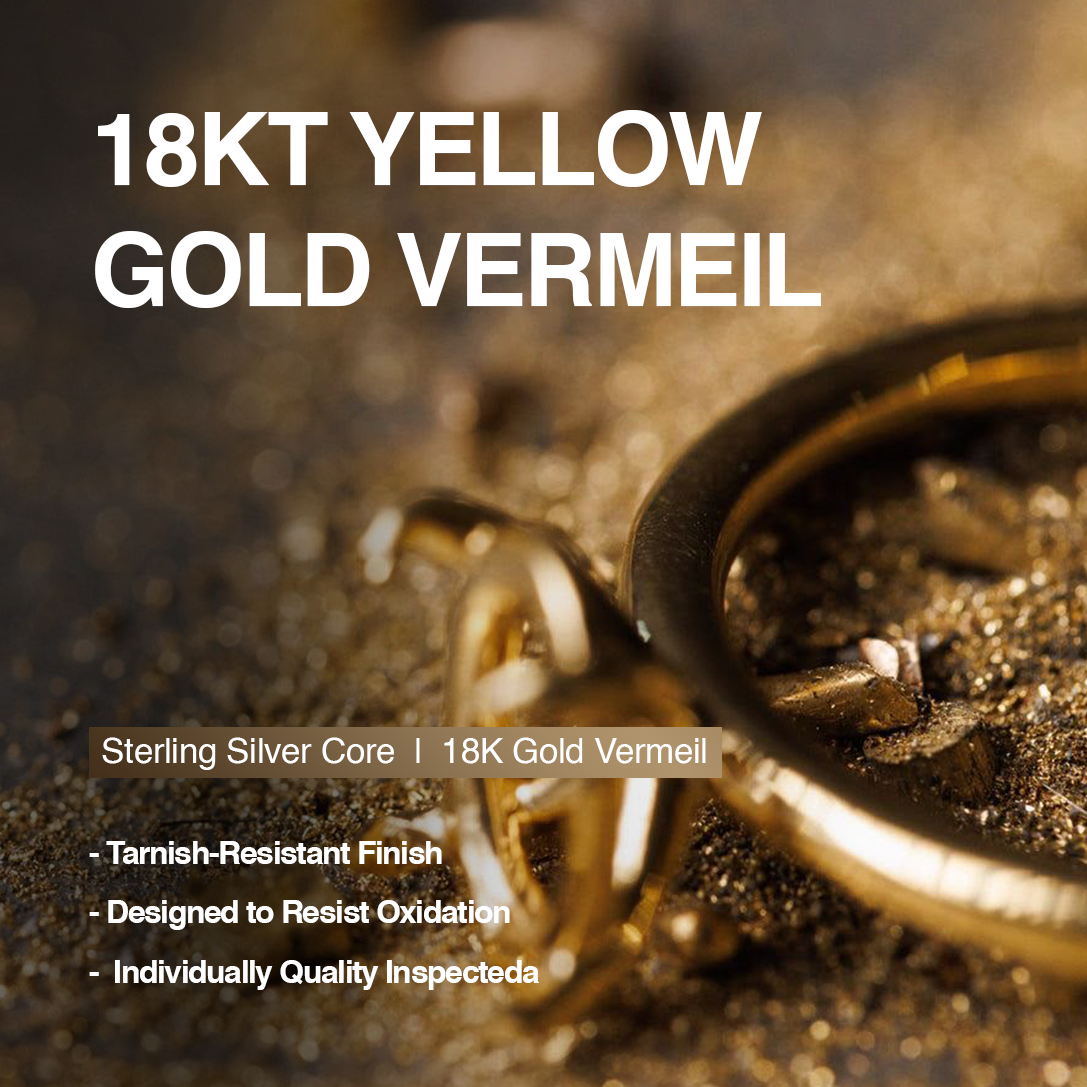18K Yellow Gold Vermeil