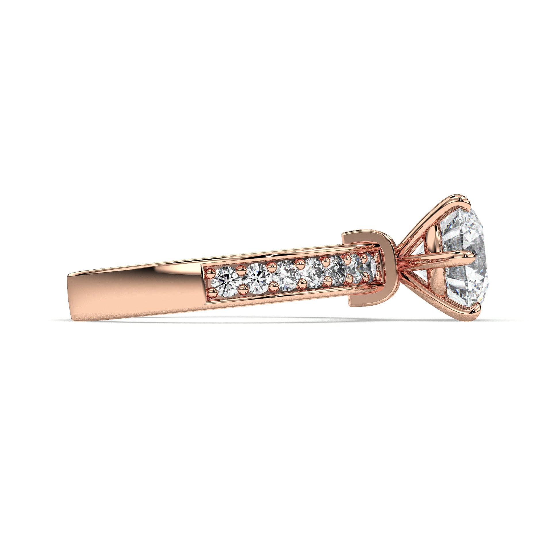18K Rose Gold Vermeil / 2.00 CARAT