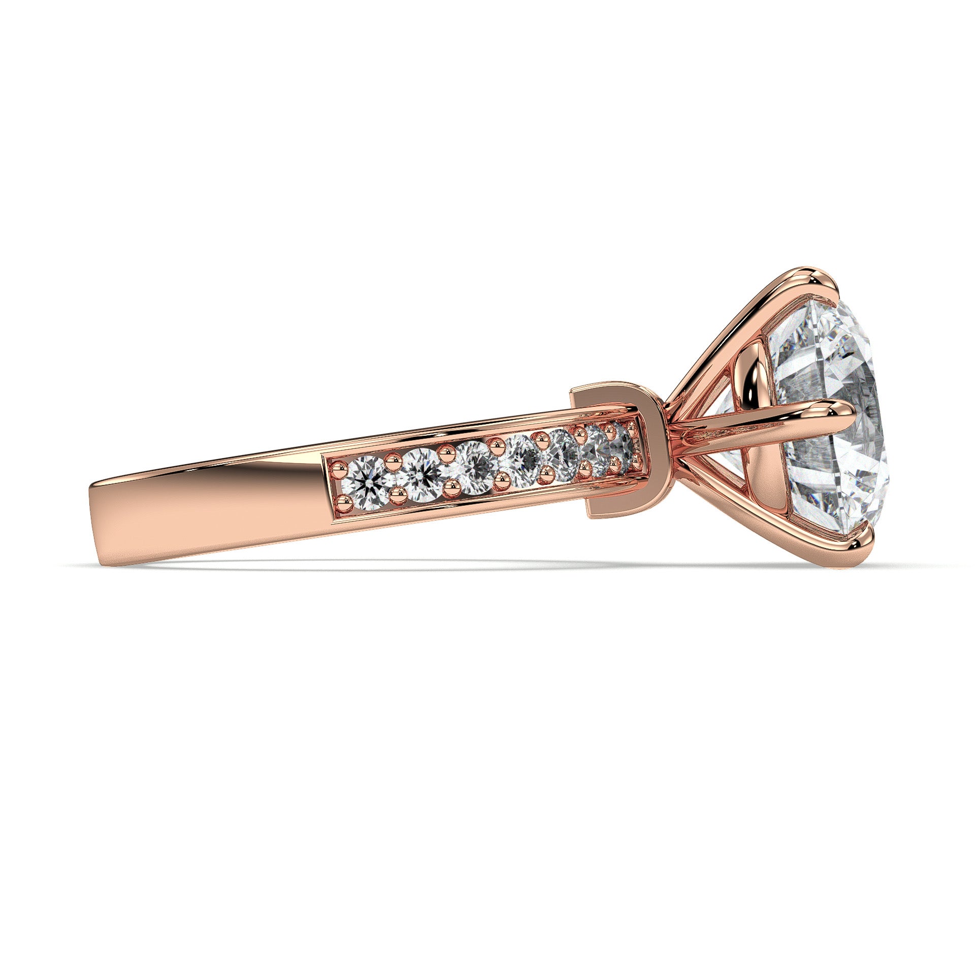 18K Rose Gold Vermeil / 5.00 CARAT